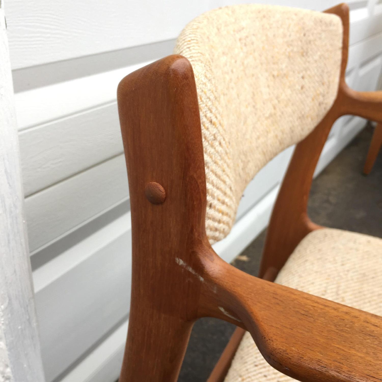 Mid-Century Style Teak Dining Chairs - image-11