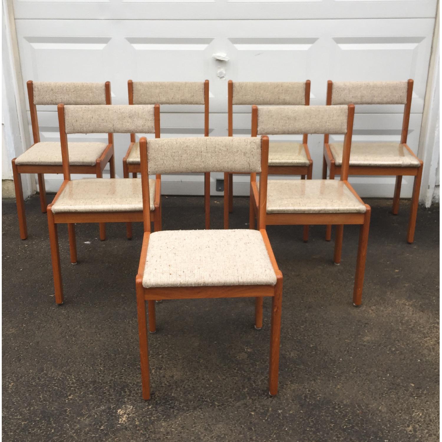 Scandinavian Modern Teak Dining Chairs - image-1