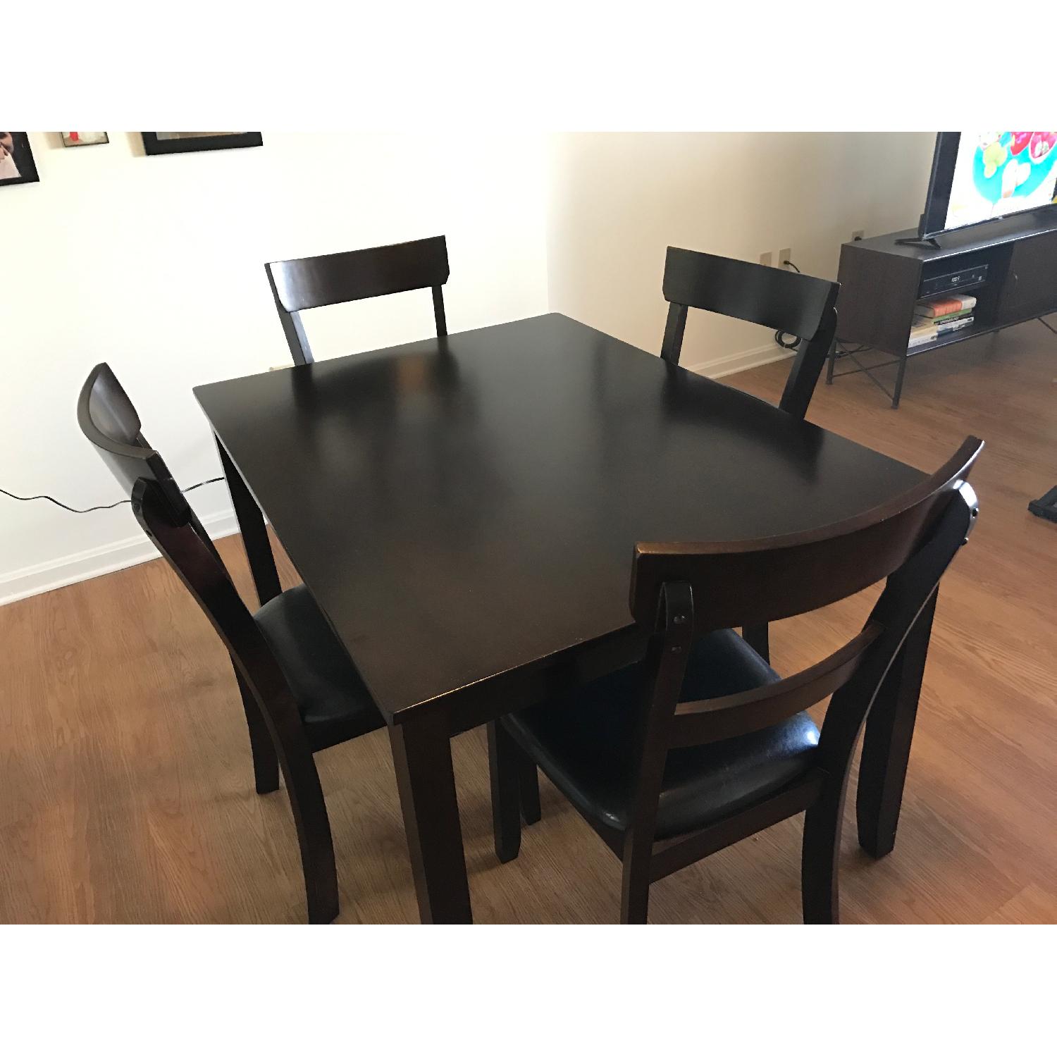 Henderson Square Dining Table w/ 4 Side Chairs - image-3