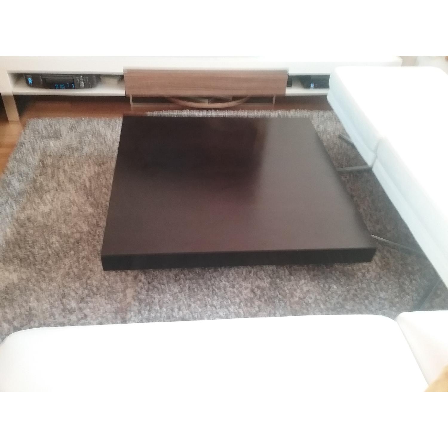 Low Profile Coffee Table on Wheels - image-3