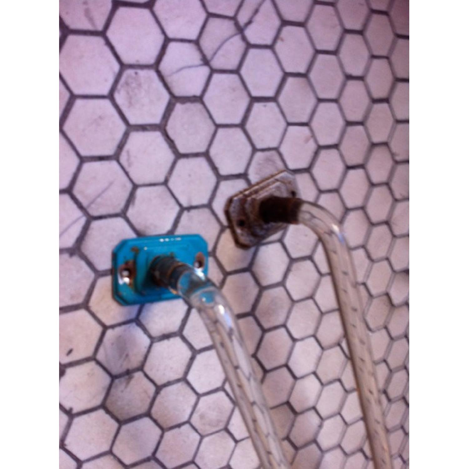 Vintage Glass Towel Bars - image-2