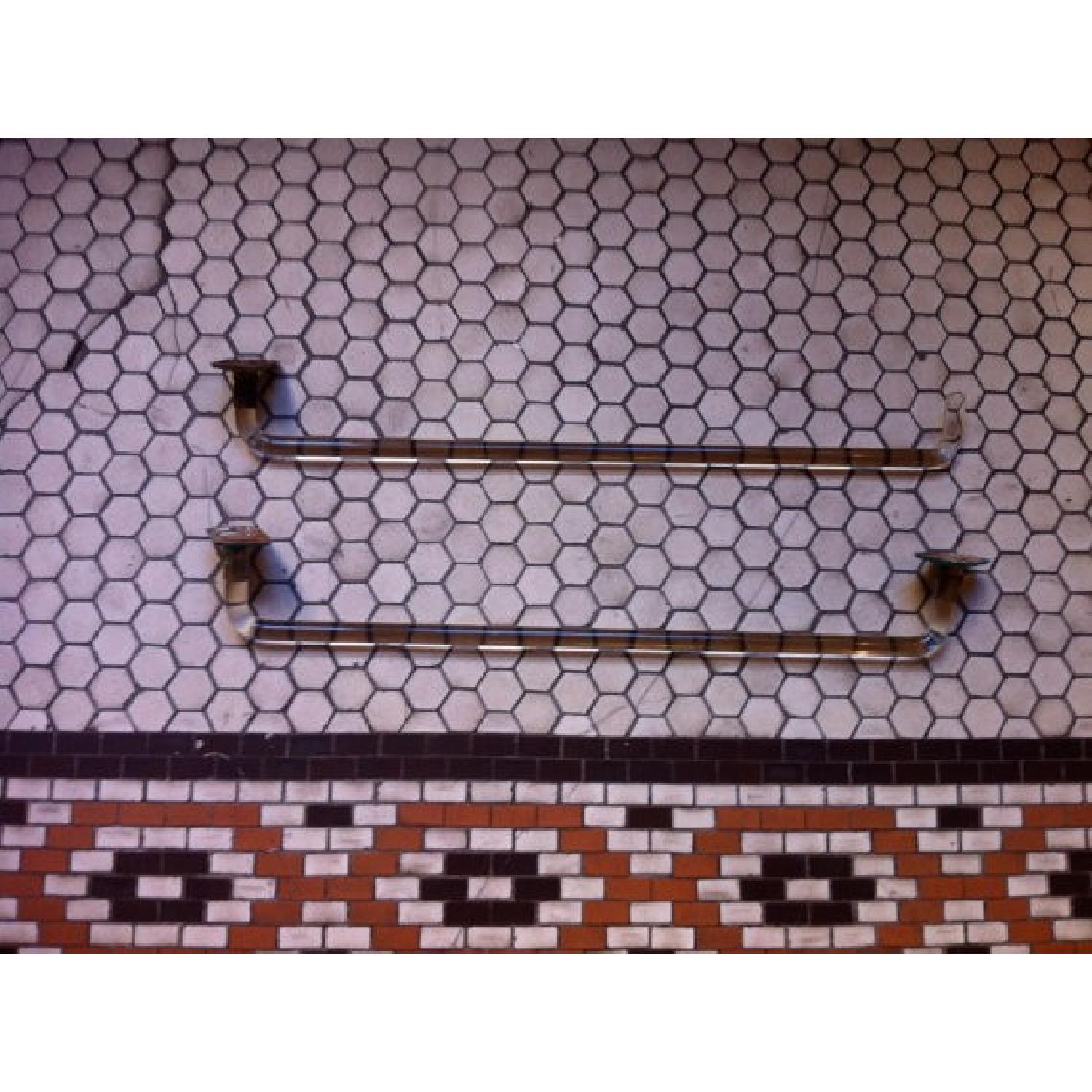 Vintage Glass Towel Bars - image-4