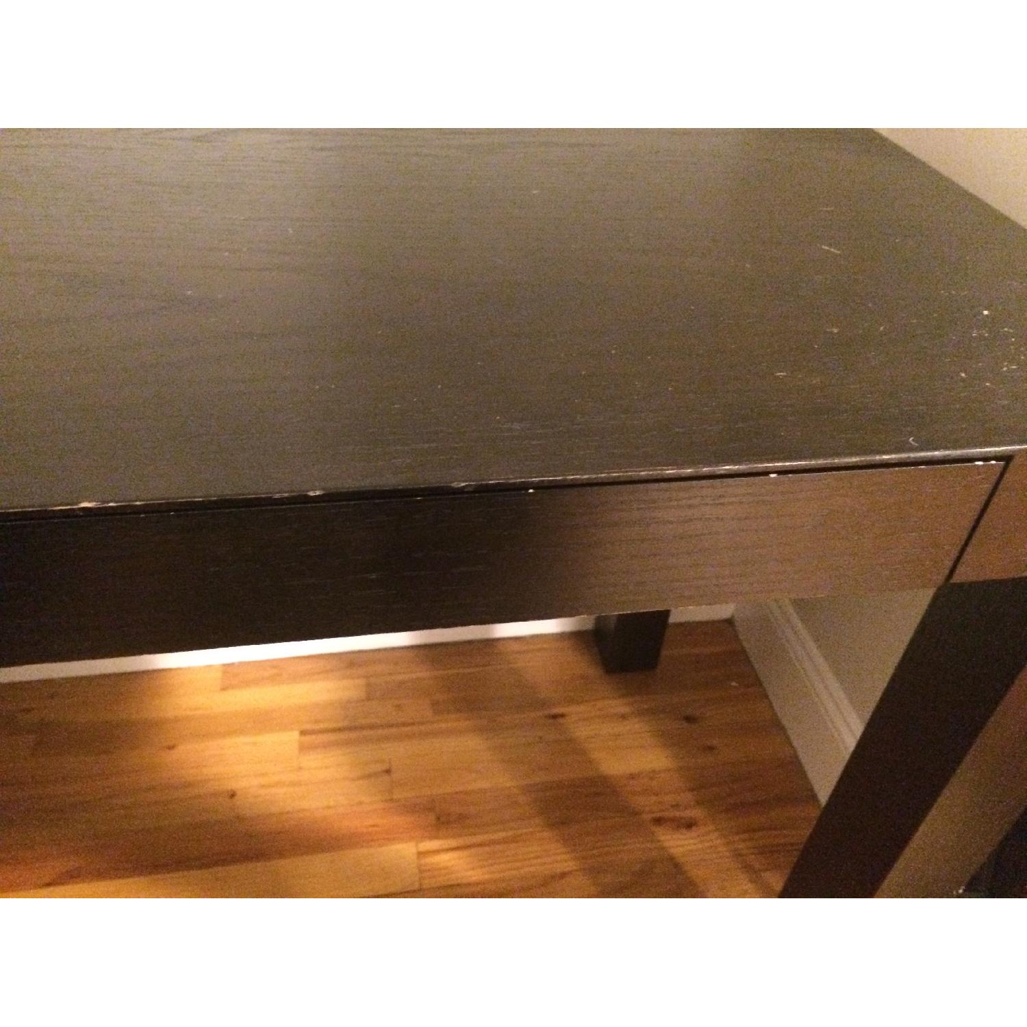 Ikea Dark Brown/Black Desk - image-3