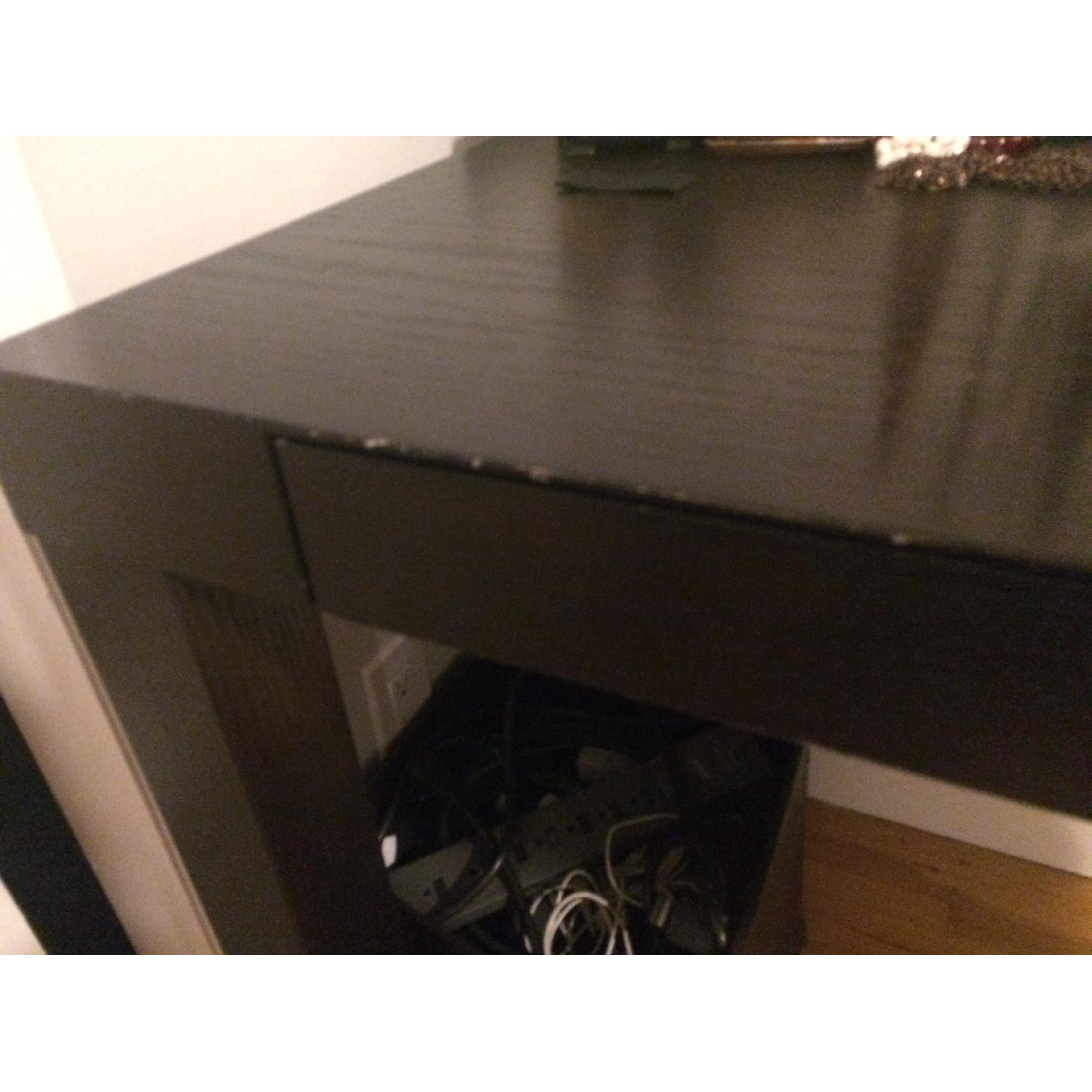 Ikea Dark Brown/Black Desk - image-4
