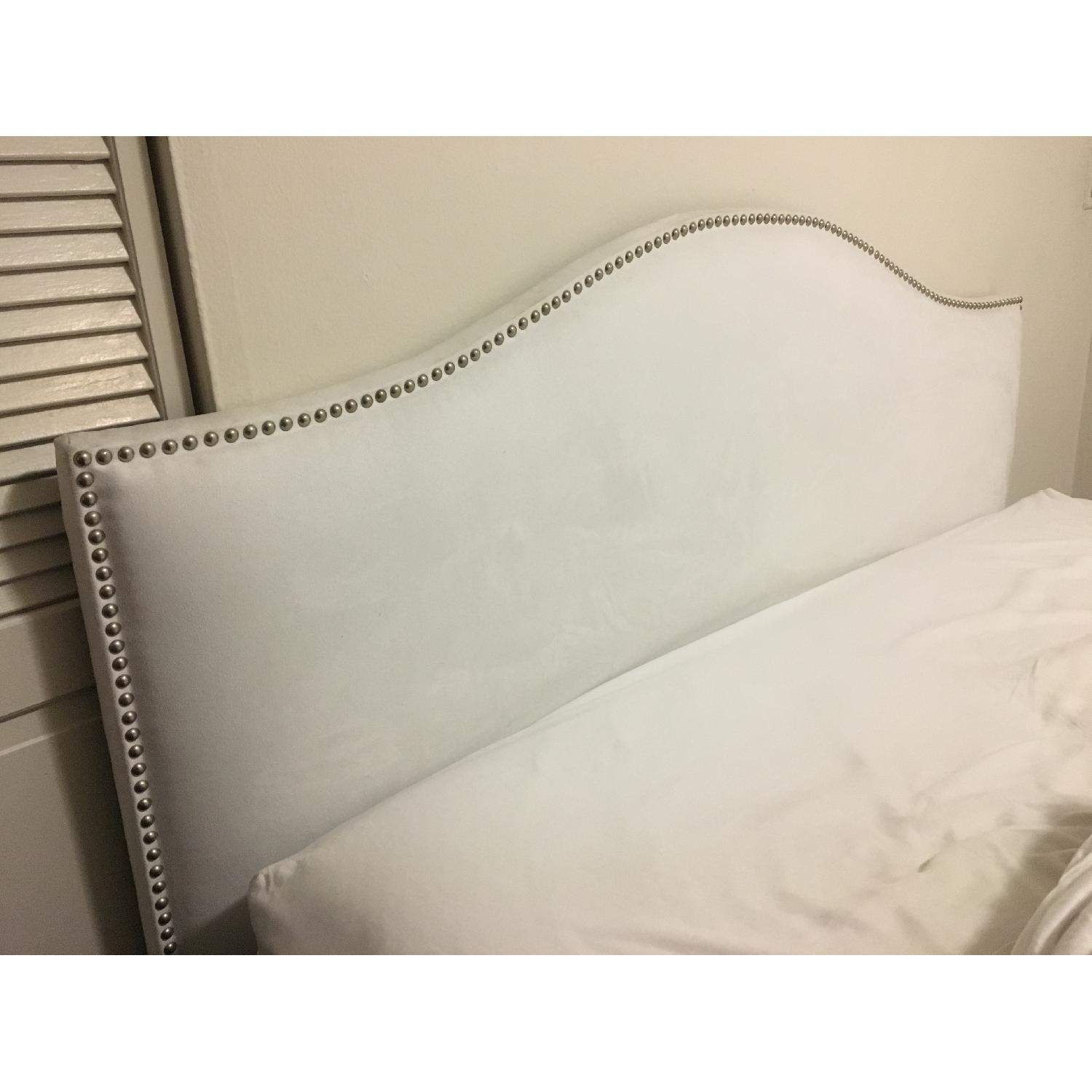 Queen White Headboard - image-3