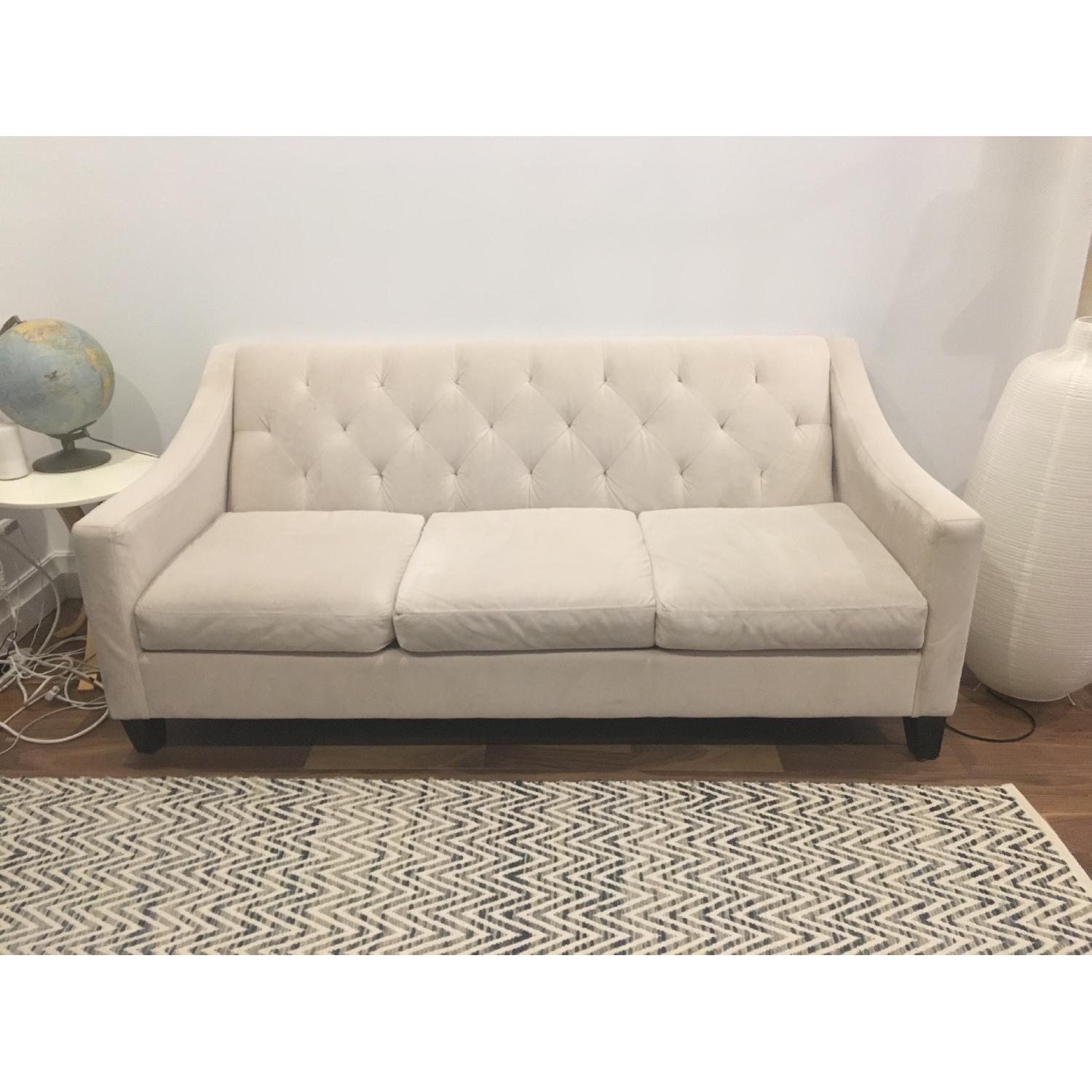 Macy's Chloe Velvet Tufted Sofa - image-4