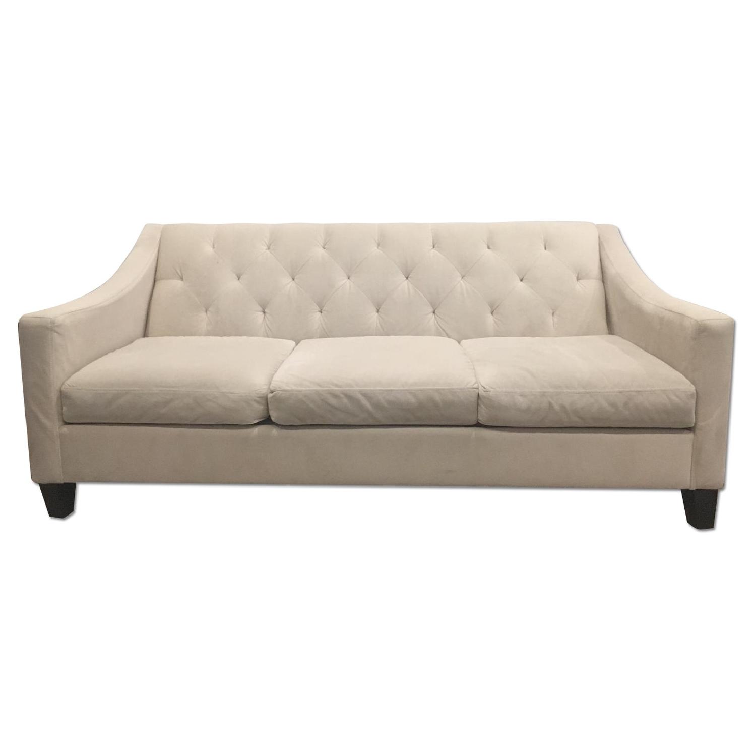 Macy's Chloe Velvet Tufted Sofa - image-0