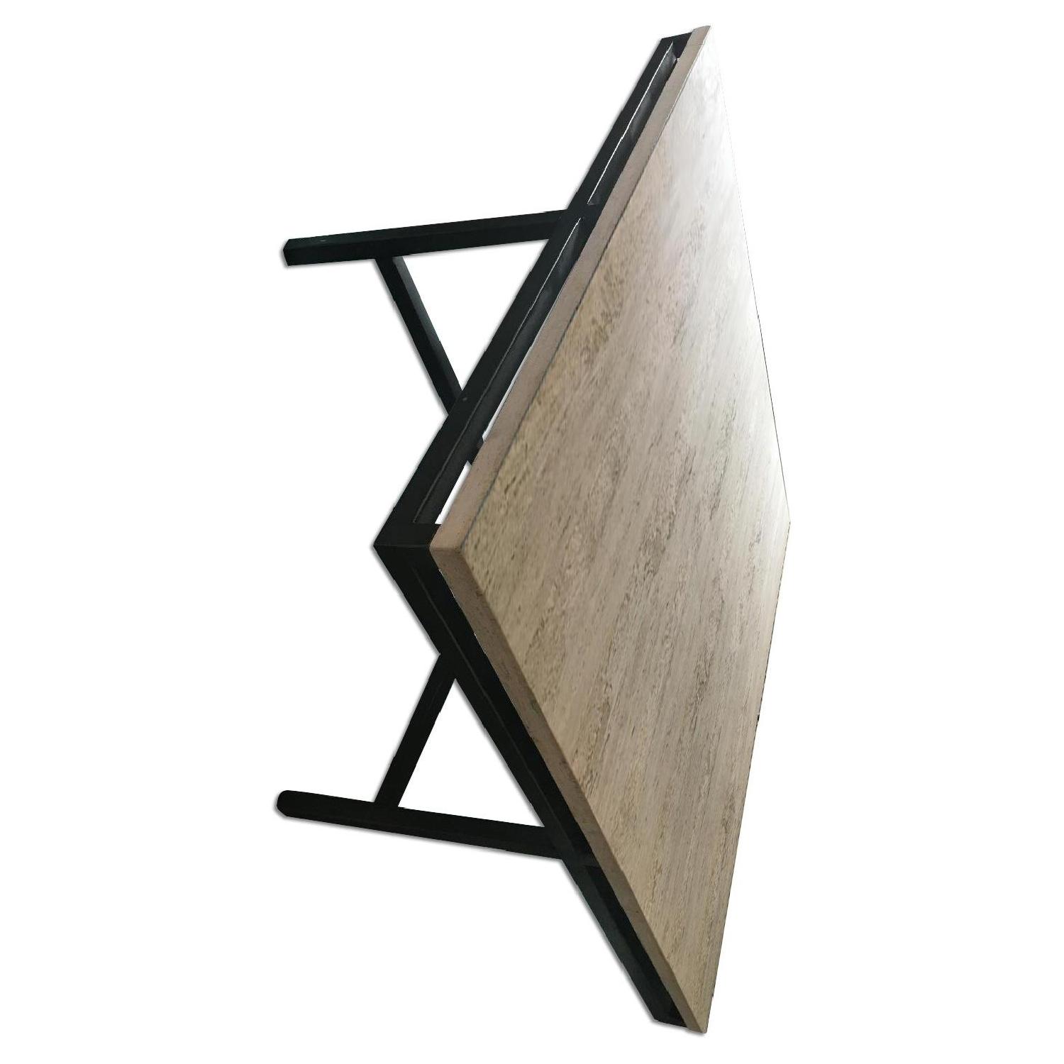 Macy's Ivory Stone Top Coffee Table AptDeco