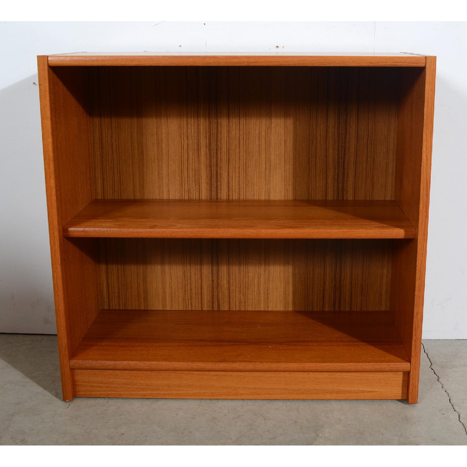 Danish Modern Low Teak Bookcase - image-2