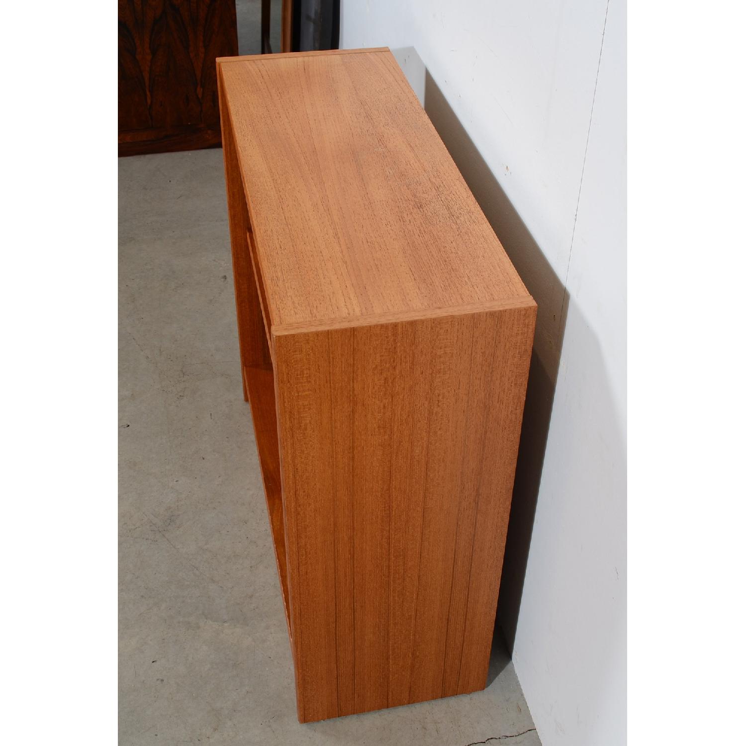Danish Modern Low Teak Bookcase - image-3