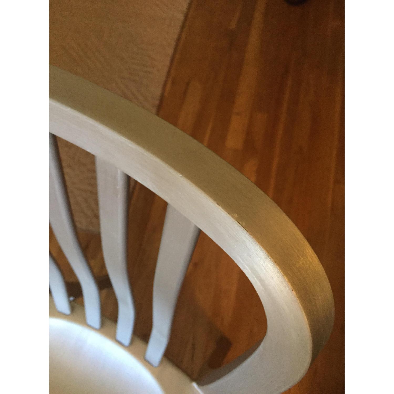 Crate & Barrel Aluminum Dining Chairs - image-7