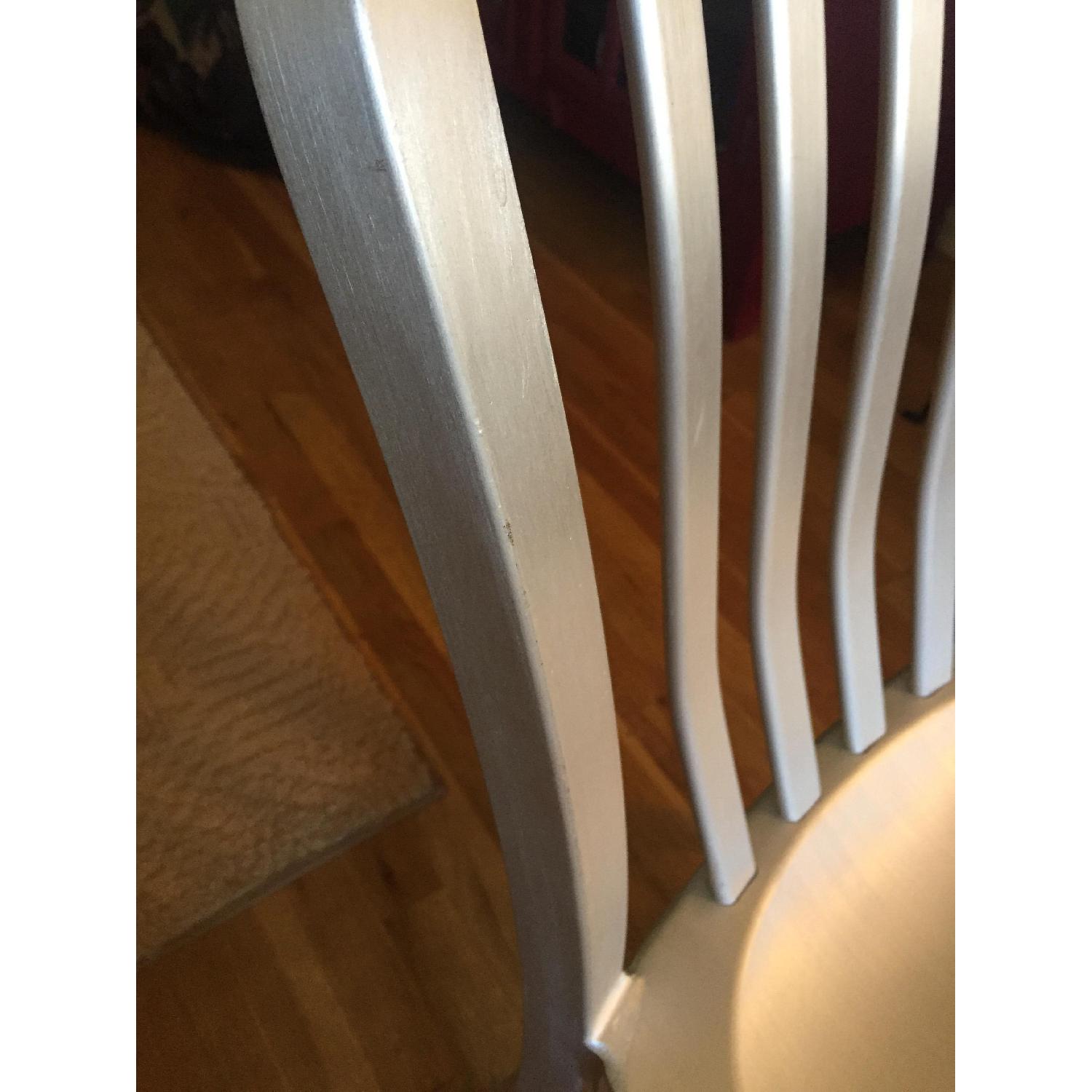 Crate & Barrel Aluminum Dining Chairs - image-8