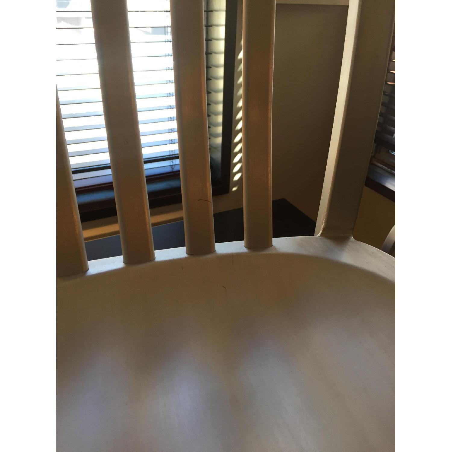 Crate & Barrel Aluminum Dining Chairs - image-11