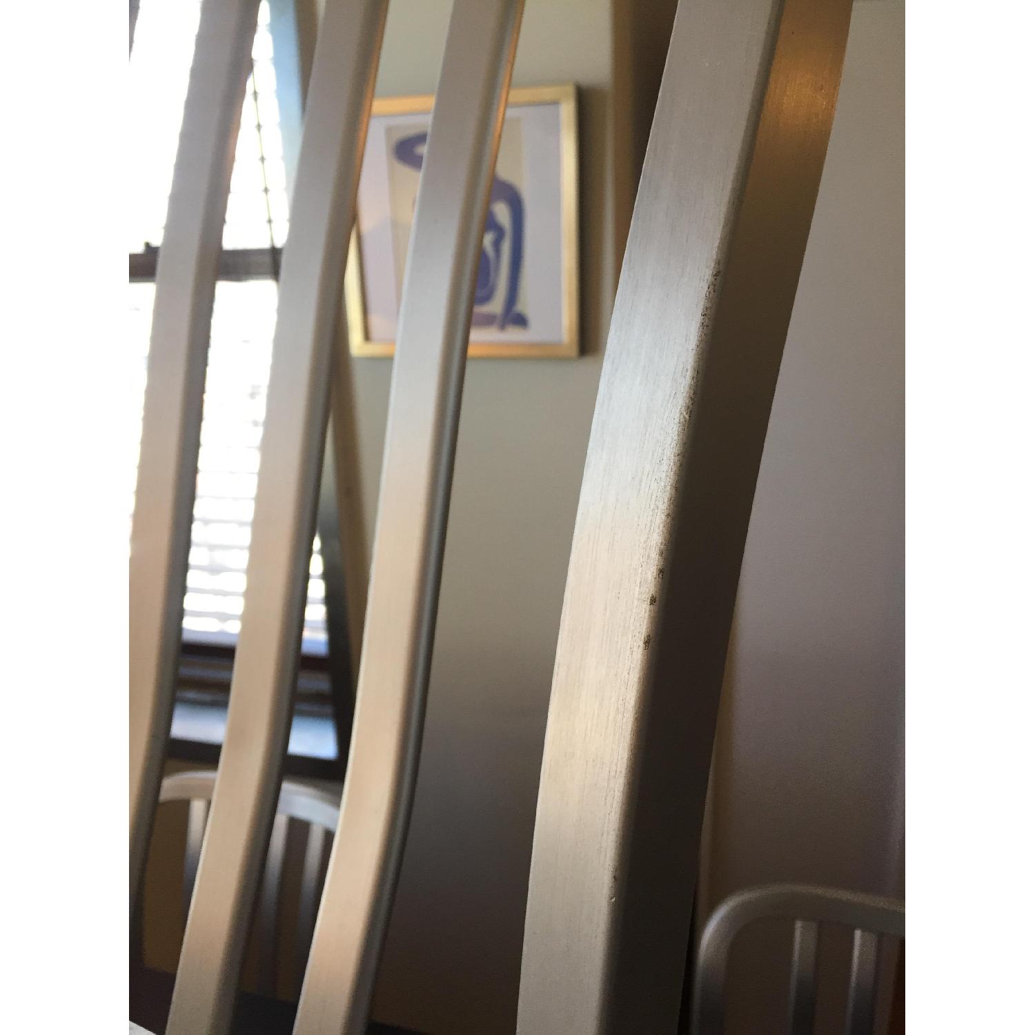 Crate & Barrel Aluminum Dining Chairs - image-12