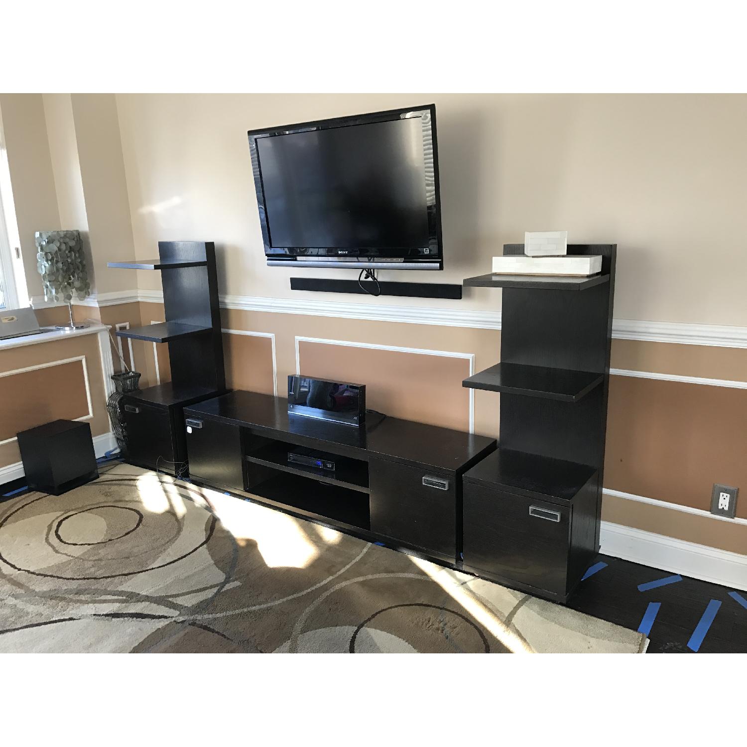 West Elm Media Storage w/ Towers - image-3