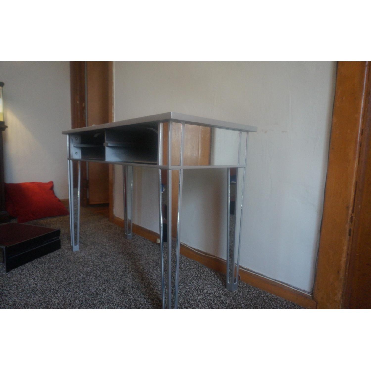 Southern Enterprises Mirrored 2-Drawer Console Table - image-2