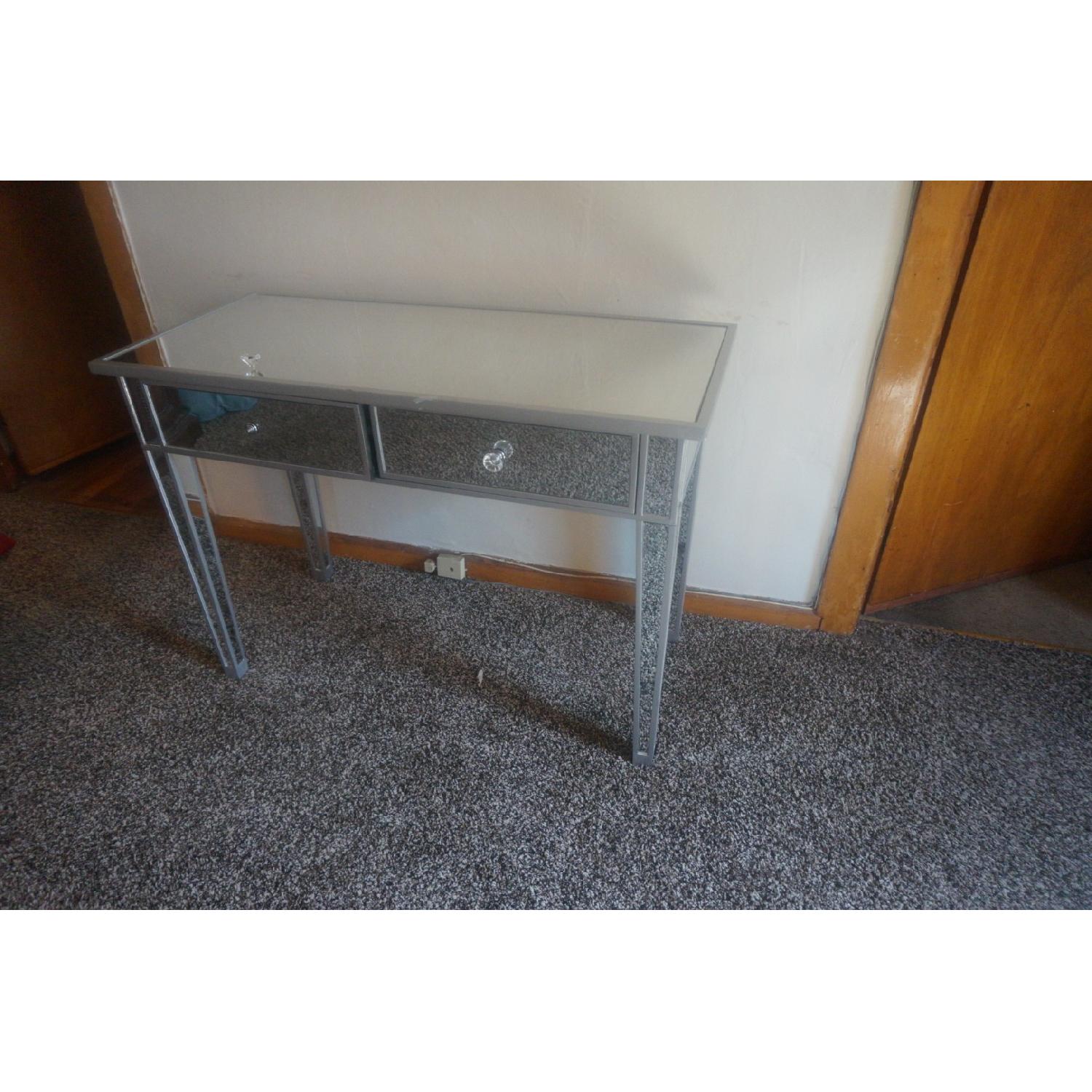 Southern Enterprises Mirrored 2-Drawer Console Table - image-6