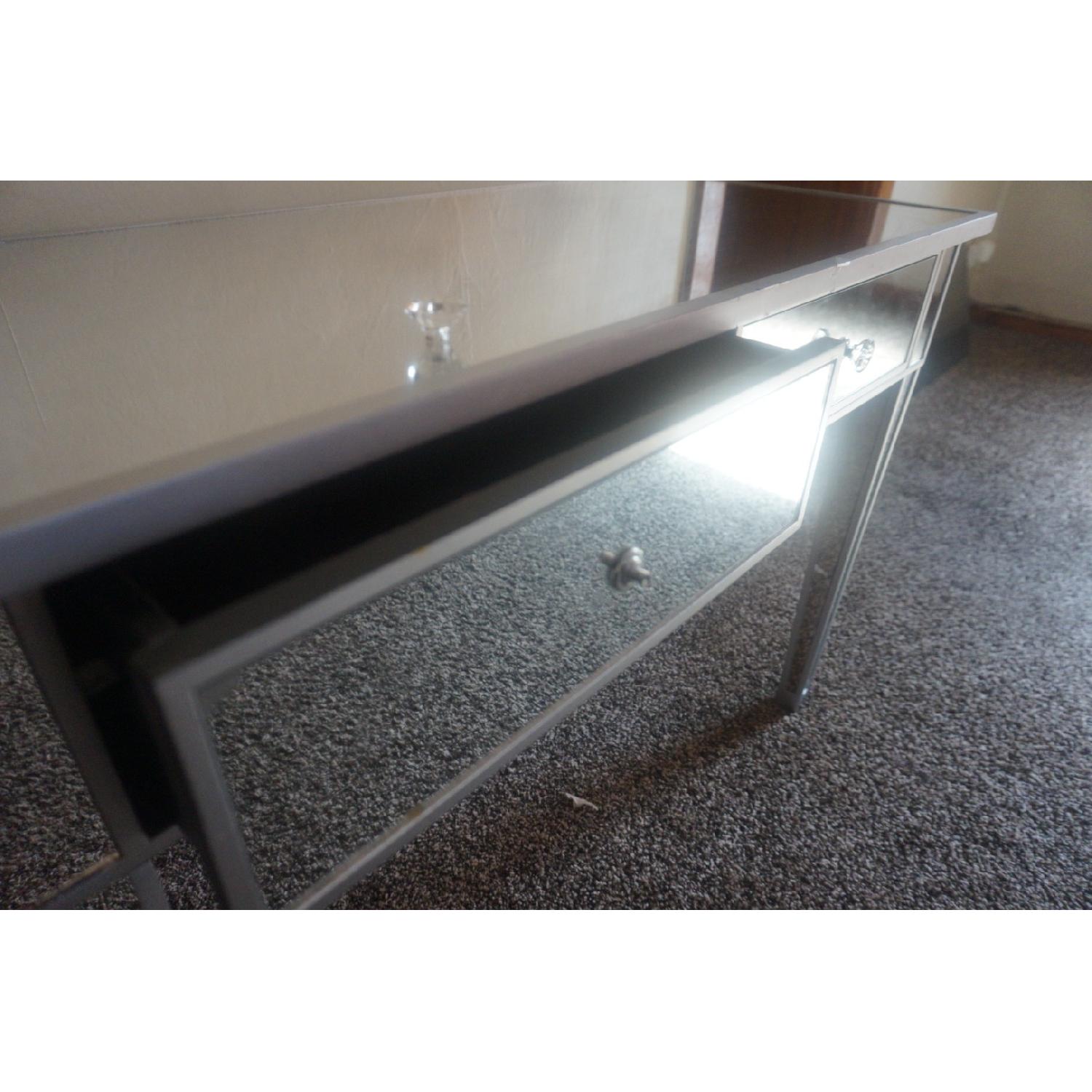 Southern Enterprises Mirrored 2-Drawer Console Table - image-7