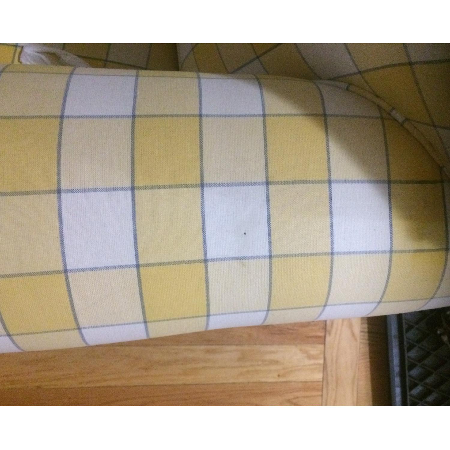 Yellow Gingham Armchair - image-5