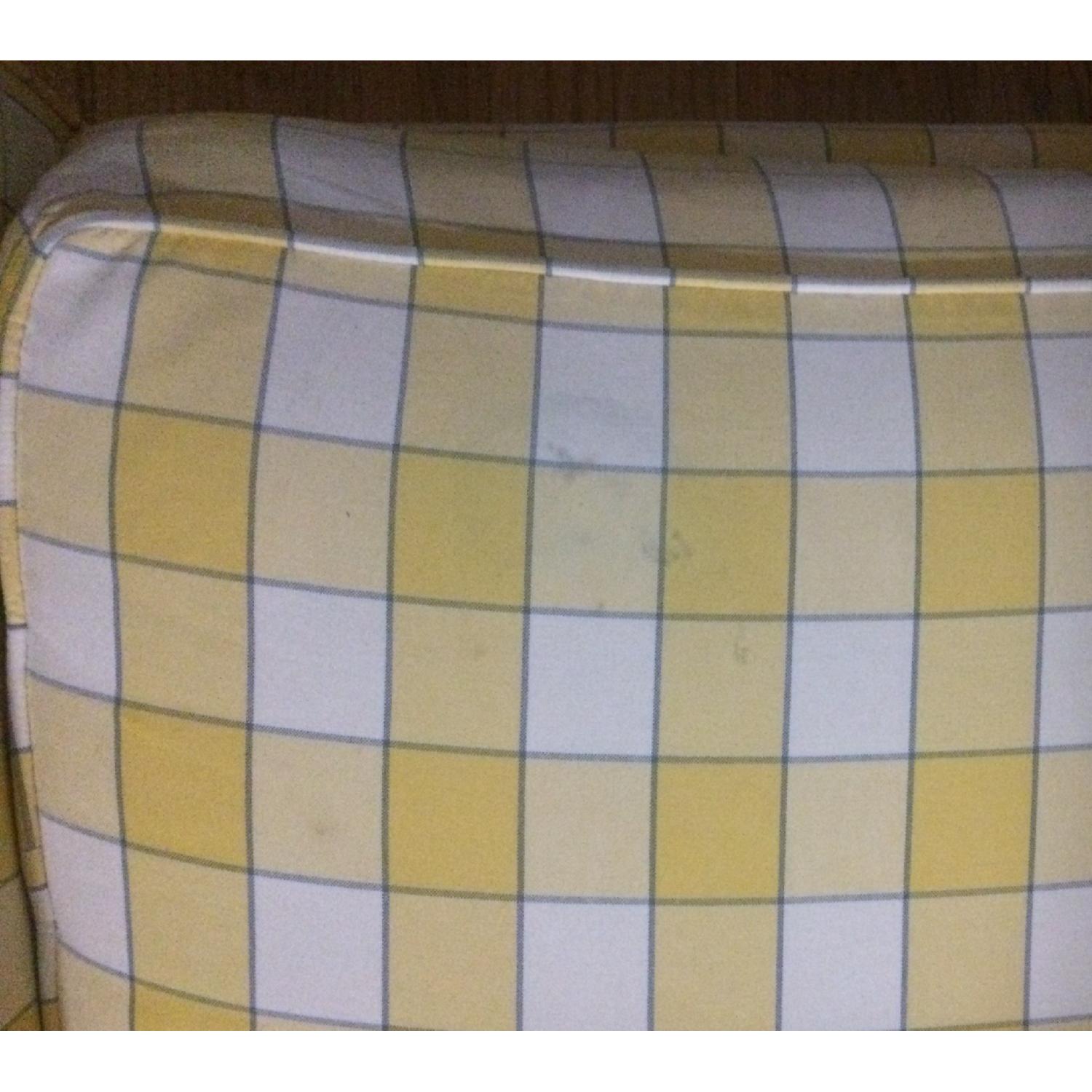 Yellow Gingham Armchair - image-6
