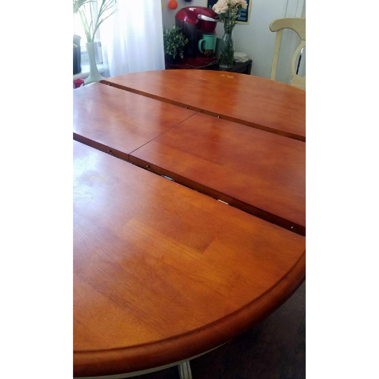 European Extendable Dining Table w/ 4 Chairs - image-2