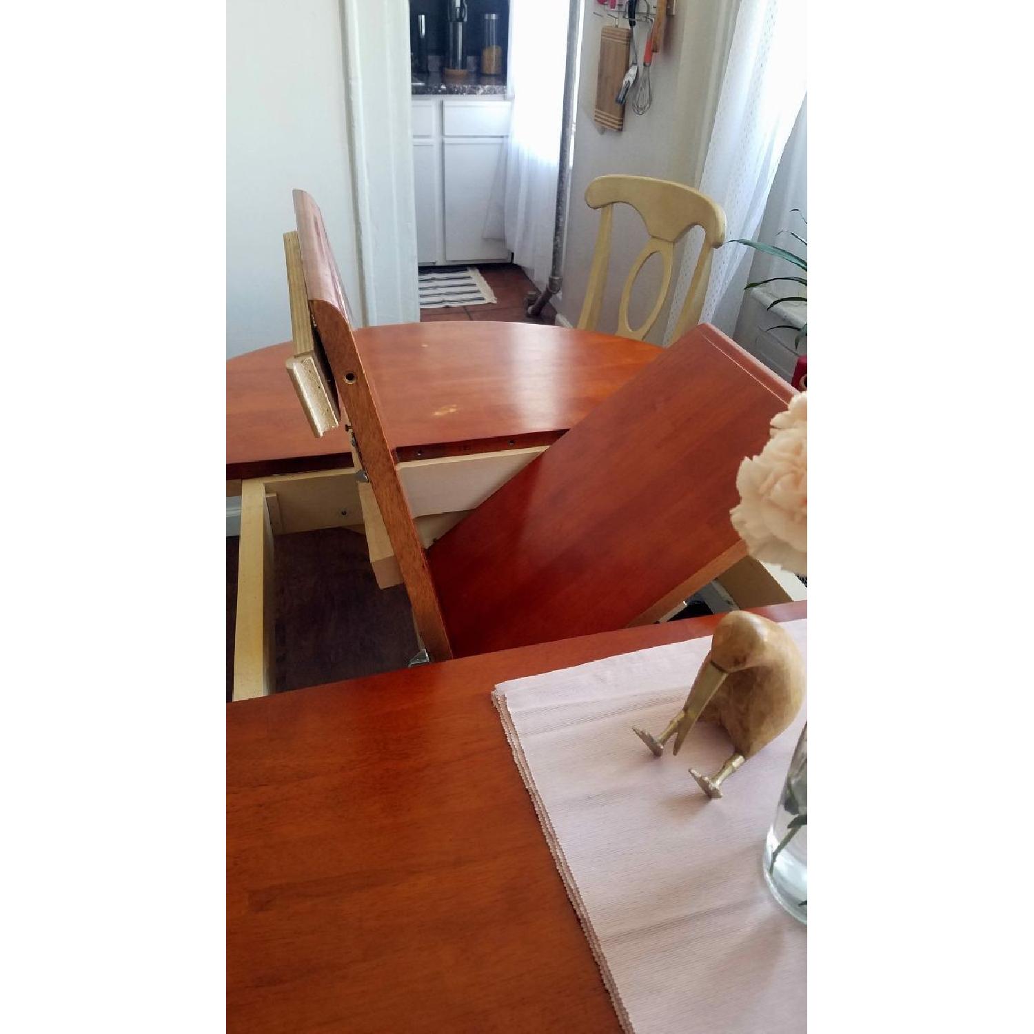 European Extendable Dining Table w/ 4 Chairs - image-8