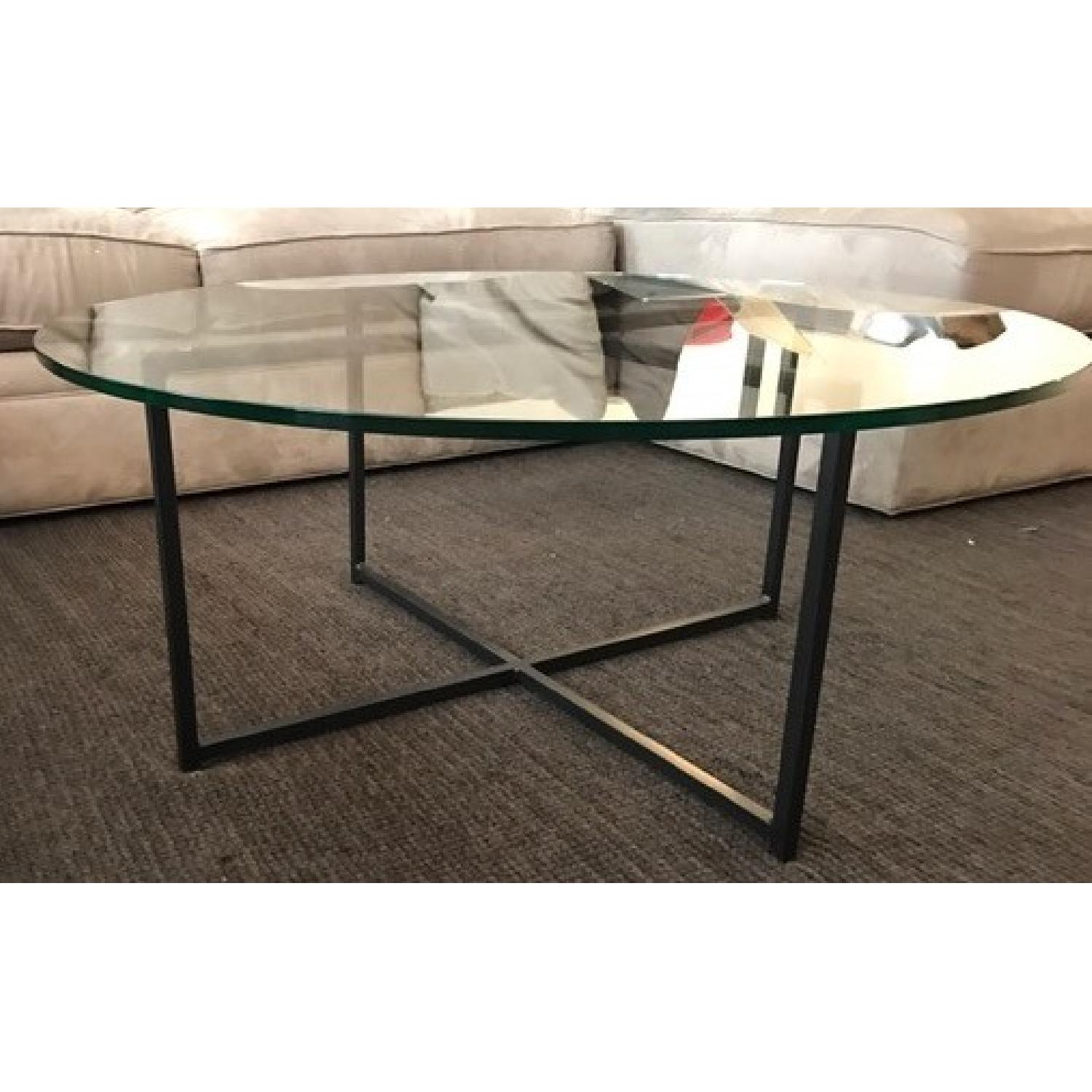 Classic Cocktail/Coffee Table in Natural Steel - image-2