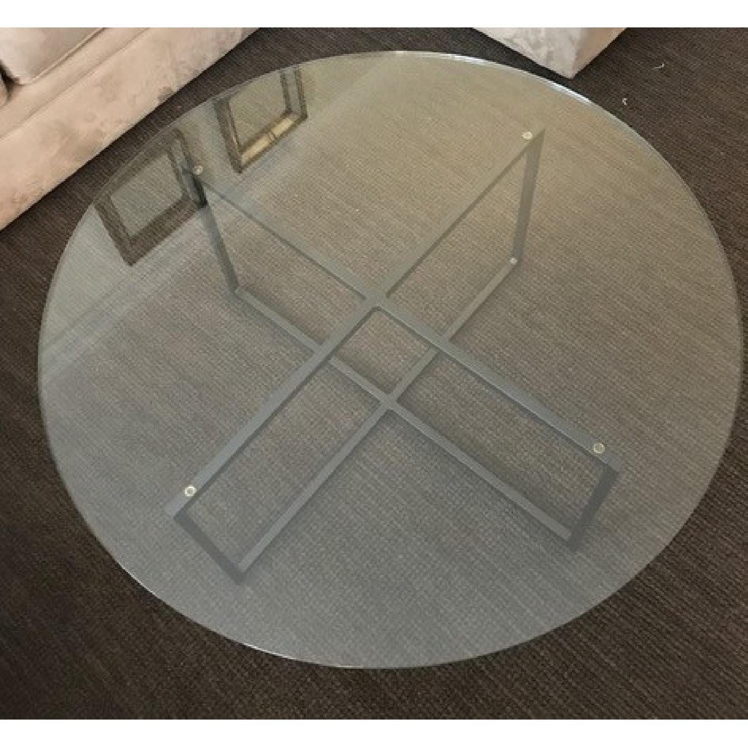 Classic Cocktail/Coffee Table in Natural Steel - image-3