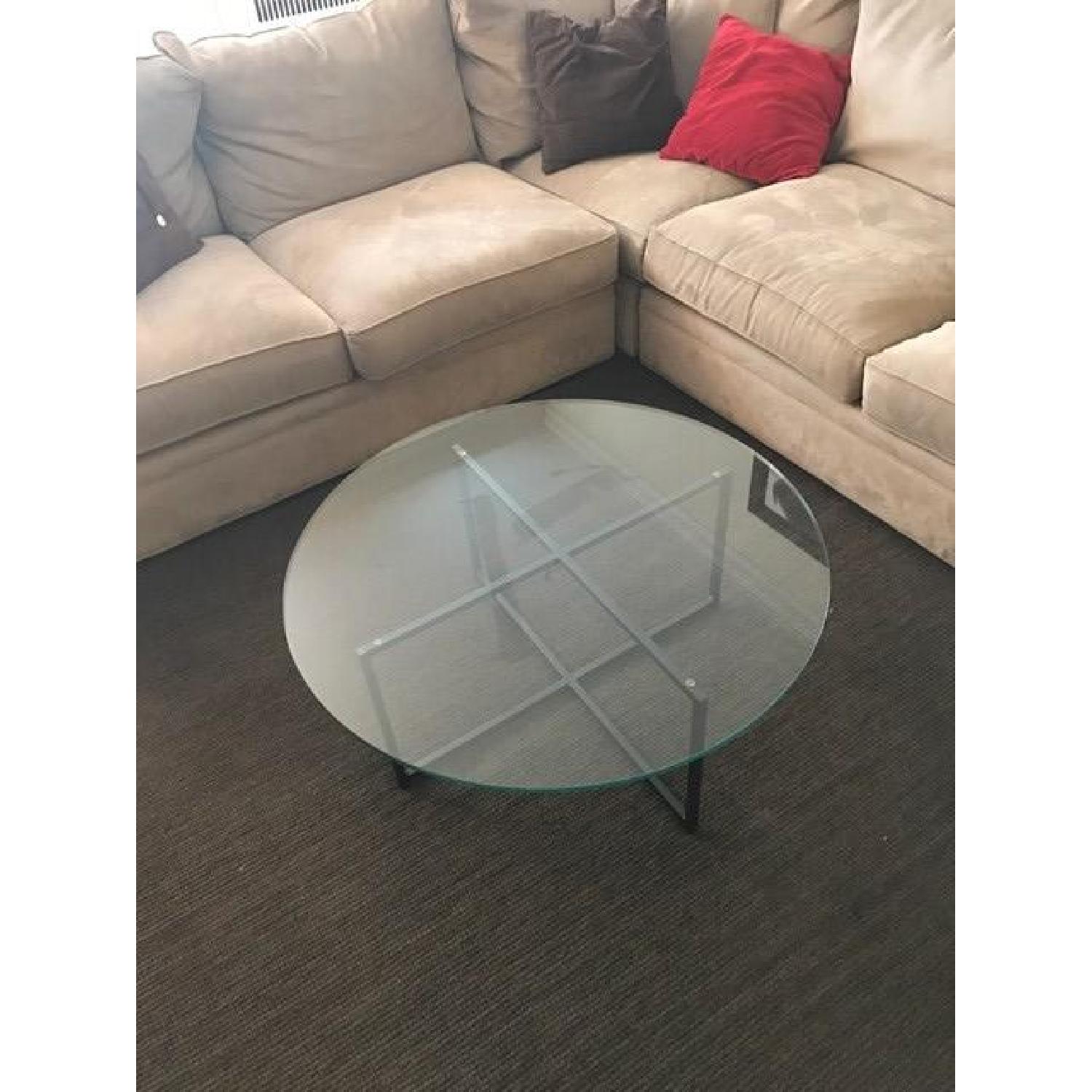 Classic Cocktail/Coffee Table in Natural Steel - image-5