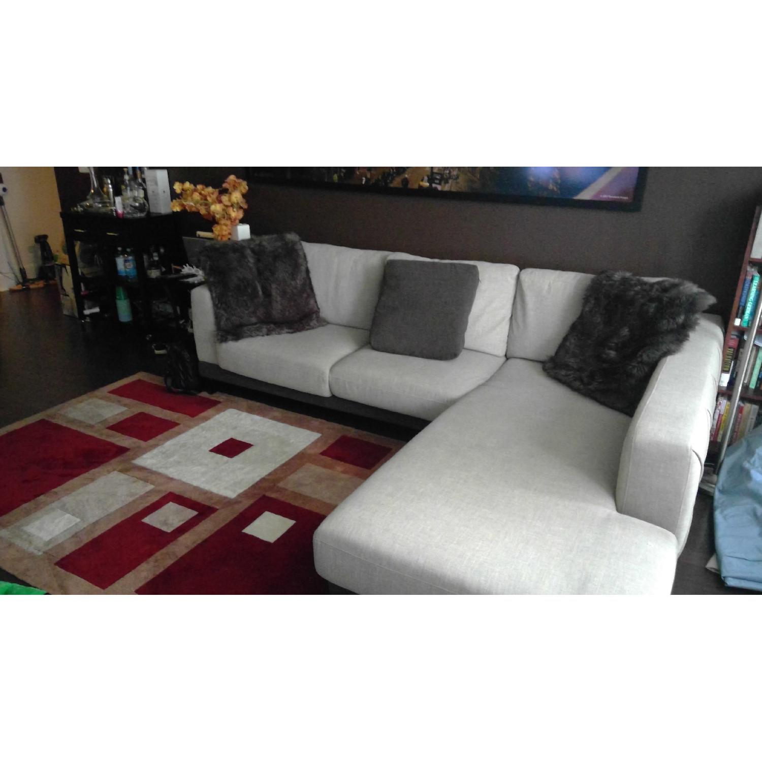 Abbyson Verona Fabric Sectional Sofa AptDeco