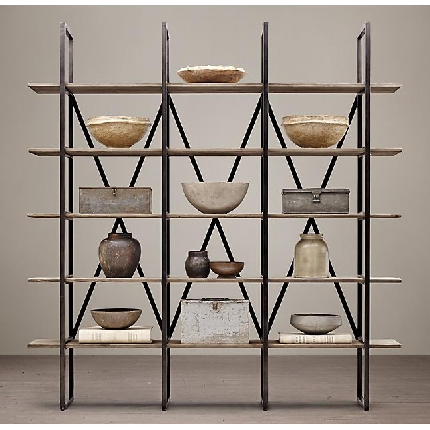 Restoration Hardware Wyatt Triple Shelving AptDeco