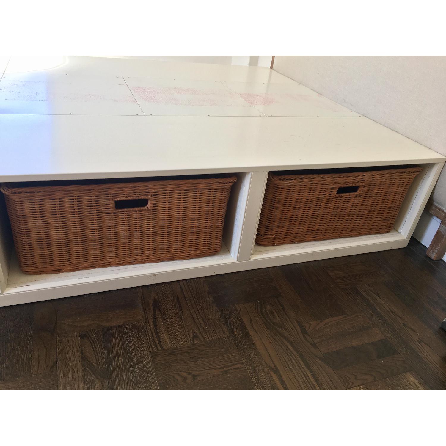 Pottery Barn Queen-Size Storage Platform Bed Frame - image-6