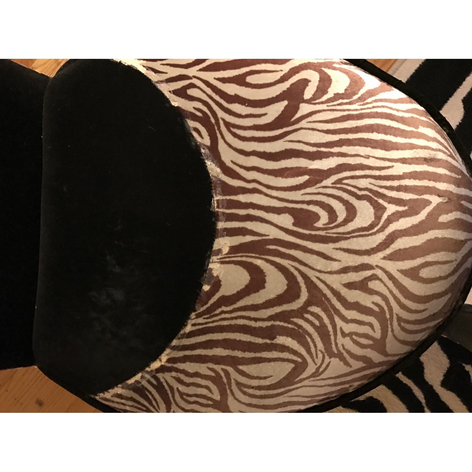 Vintage Zebra Shoe Chair AptDeco