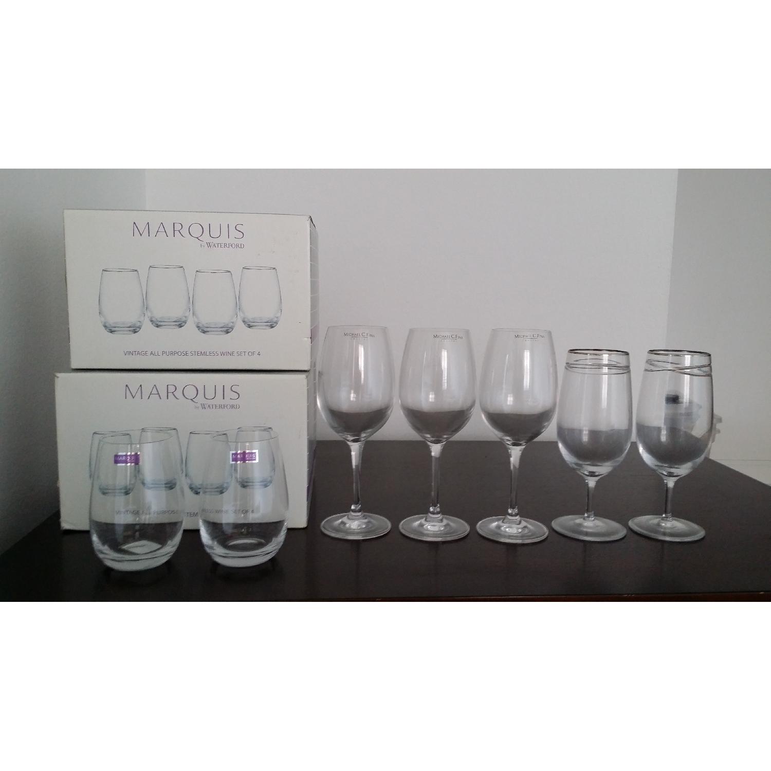 Waterford Crystal Marquis Wine Glasses - image-1