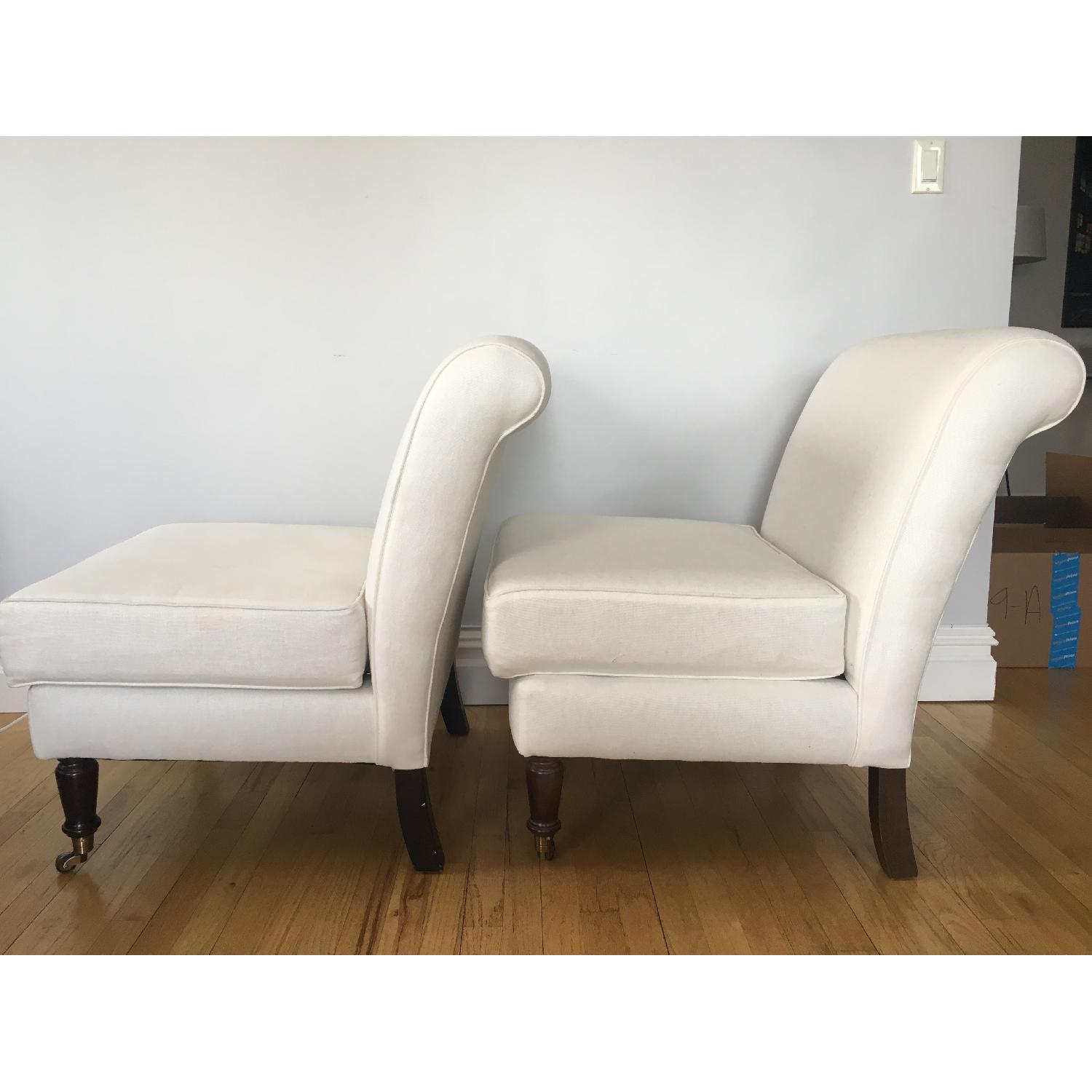 Ottoman Ballard Designs Spindle Chair Ballard Designs Armless