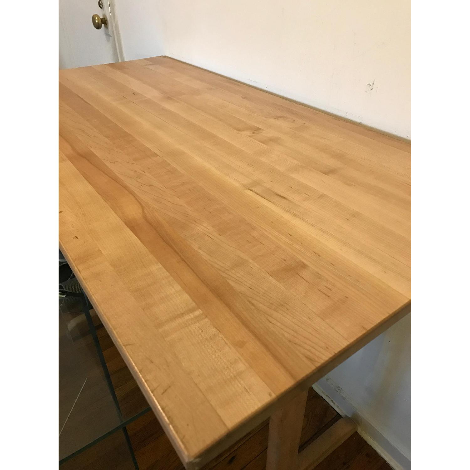 Solid Wood Tall Butcher Table - image-2