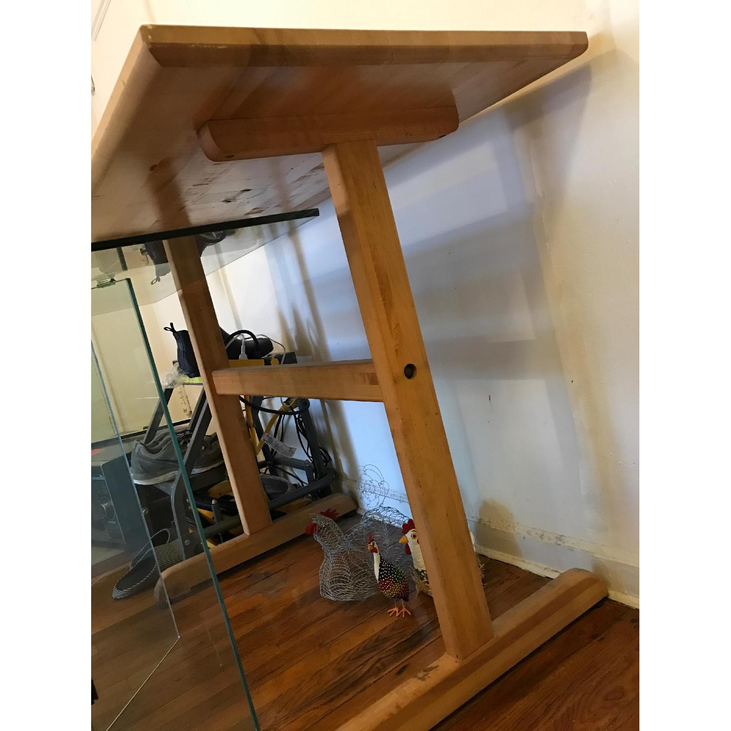 Solid Wood Tall Butcher Table - image-3