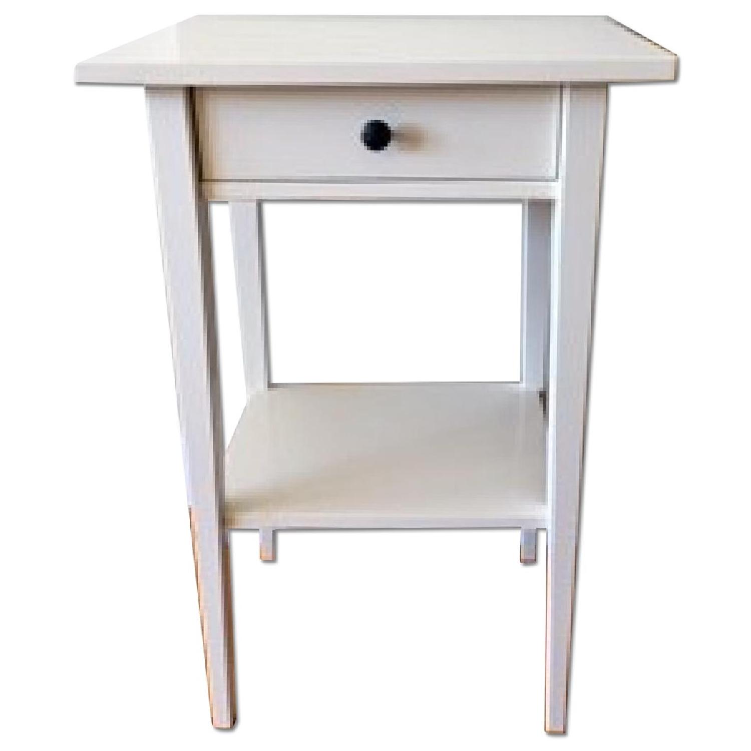 Ikea Hemnes White Nightstands AptDeco