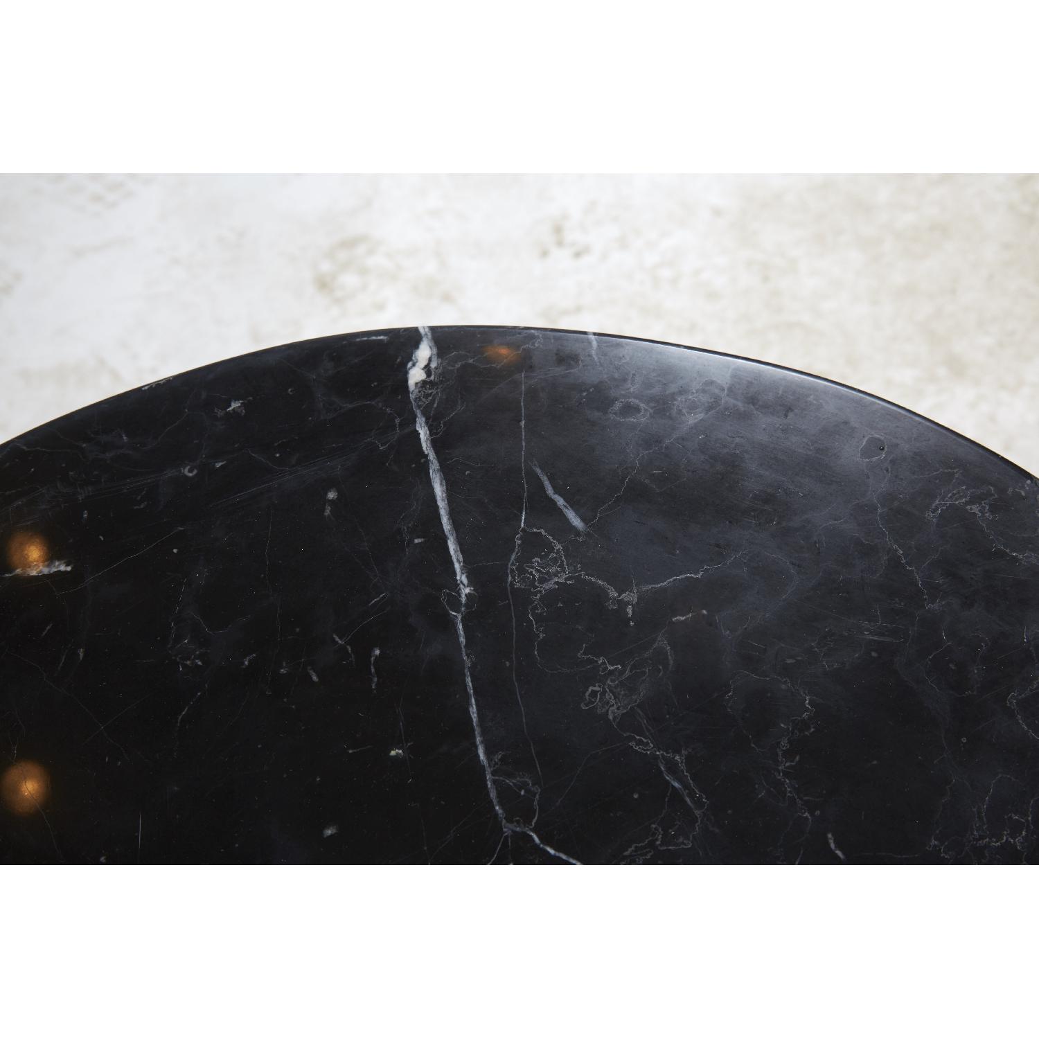 Organic Modernism Lucia Black Marble Side Table - image-4