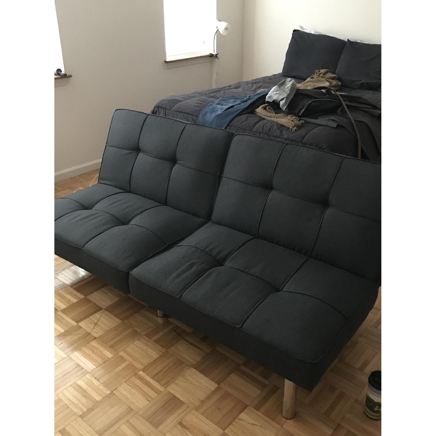 Room Essentials Grey Futon - image-1
