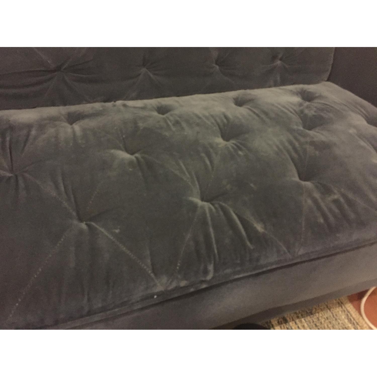 Walmart Novogratz Vintage Tufted Sleeper Sofa - image-4
