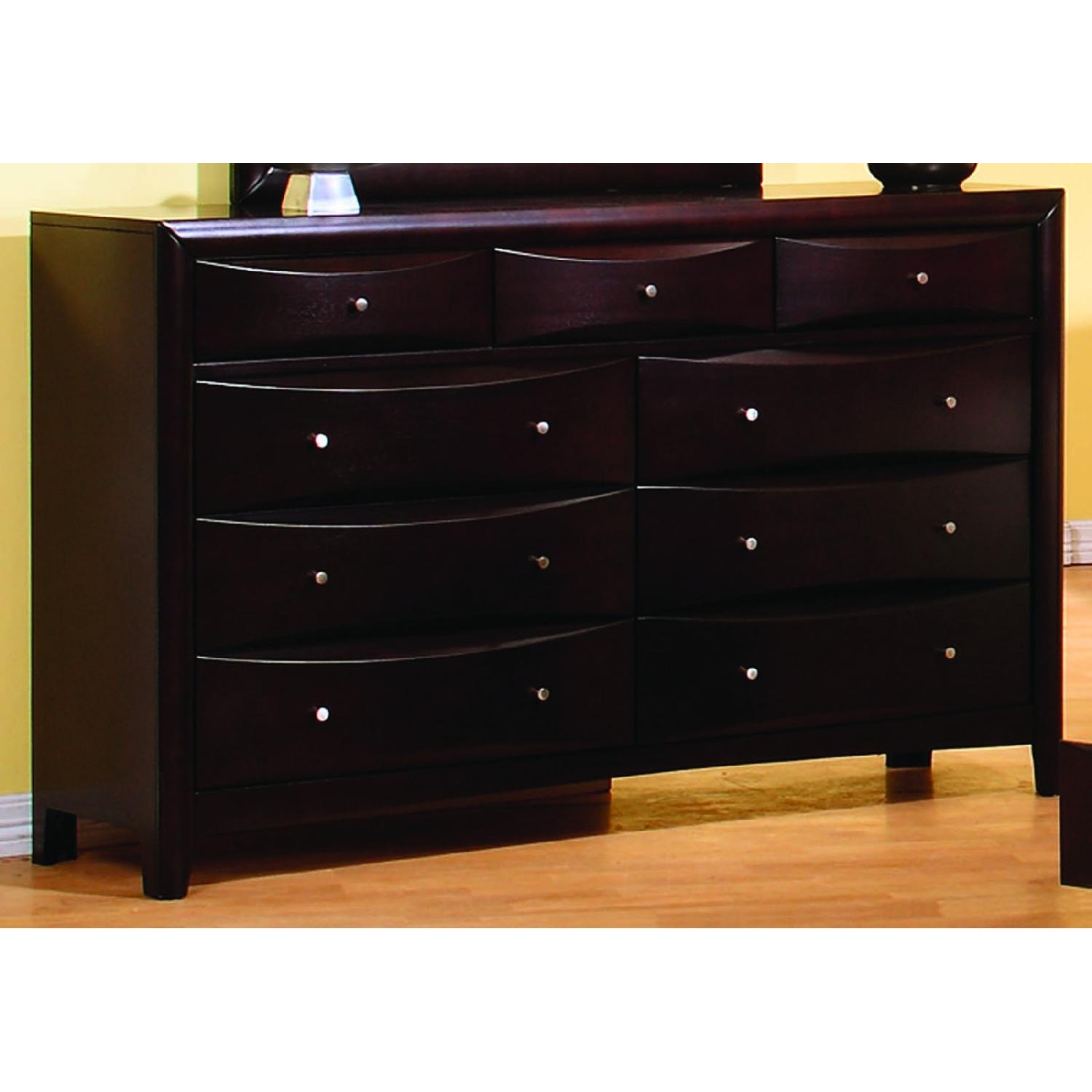 Coaster Phoenix Dresser in Cappuccino - image-2