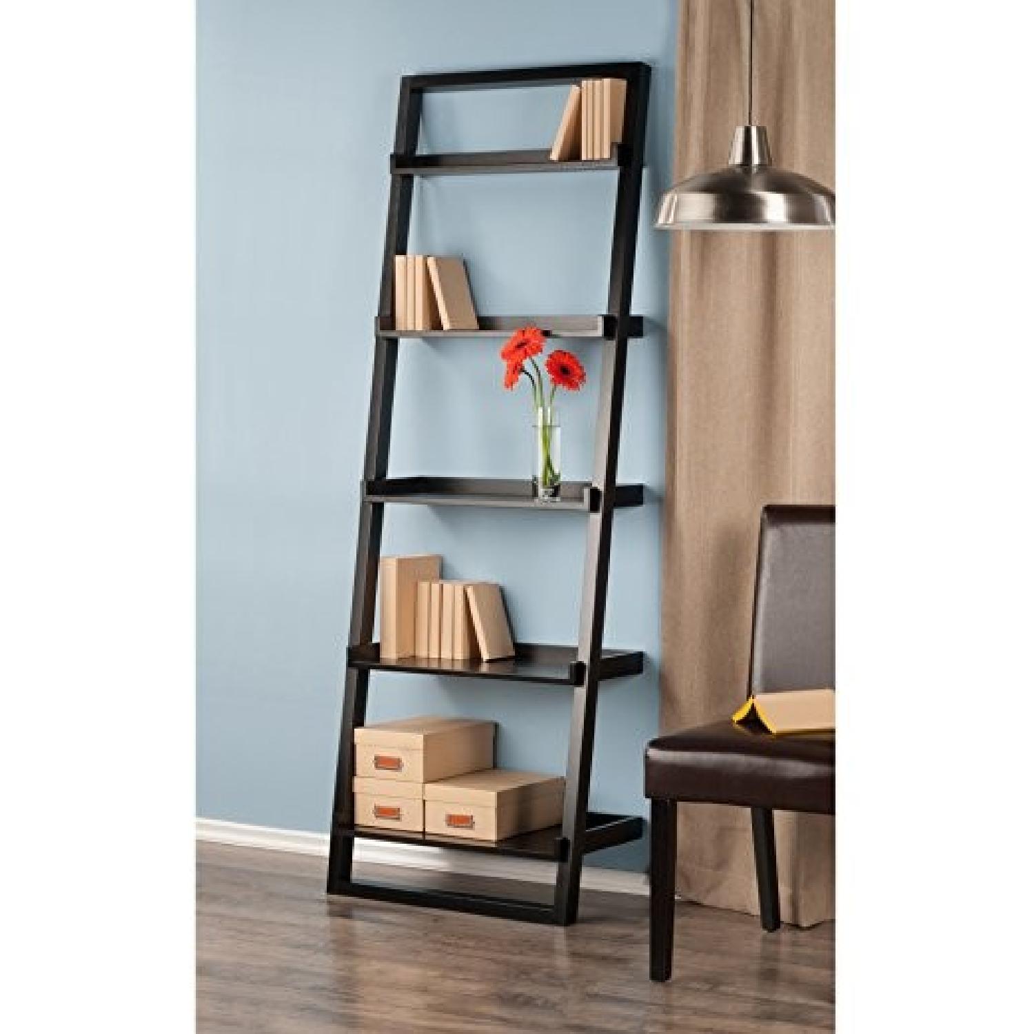 Crate & Barrel Leaning Wall Shelf - image-1