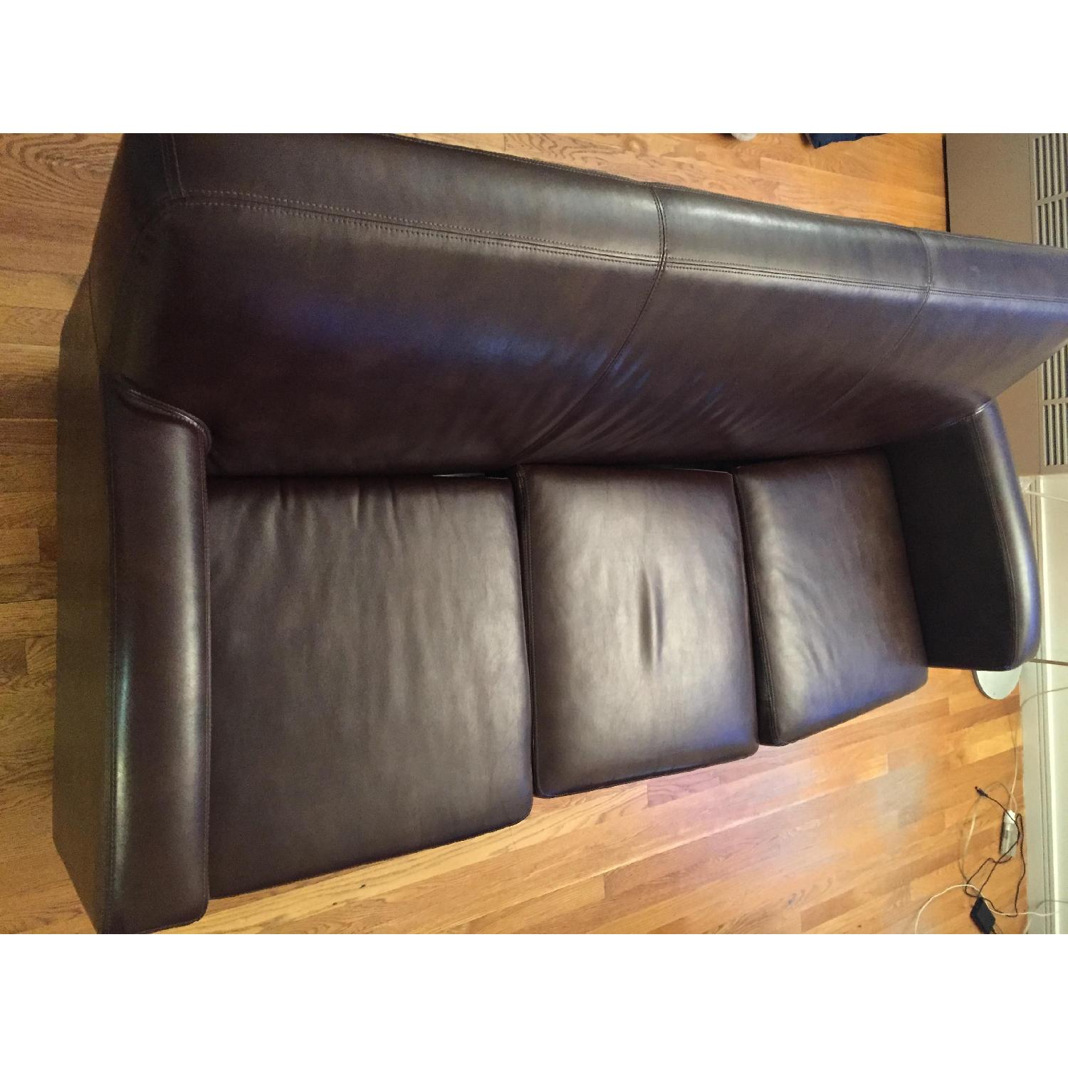 Ikea Jappling Dark Brown Sofa AptDeco