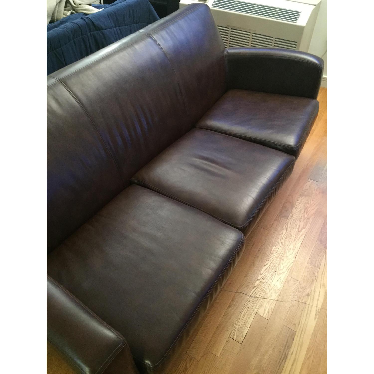 Ikea Jappling Dark Brown Sofa AptDeco