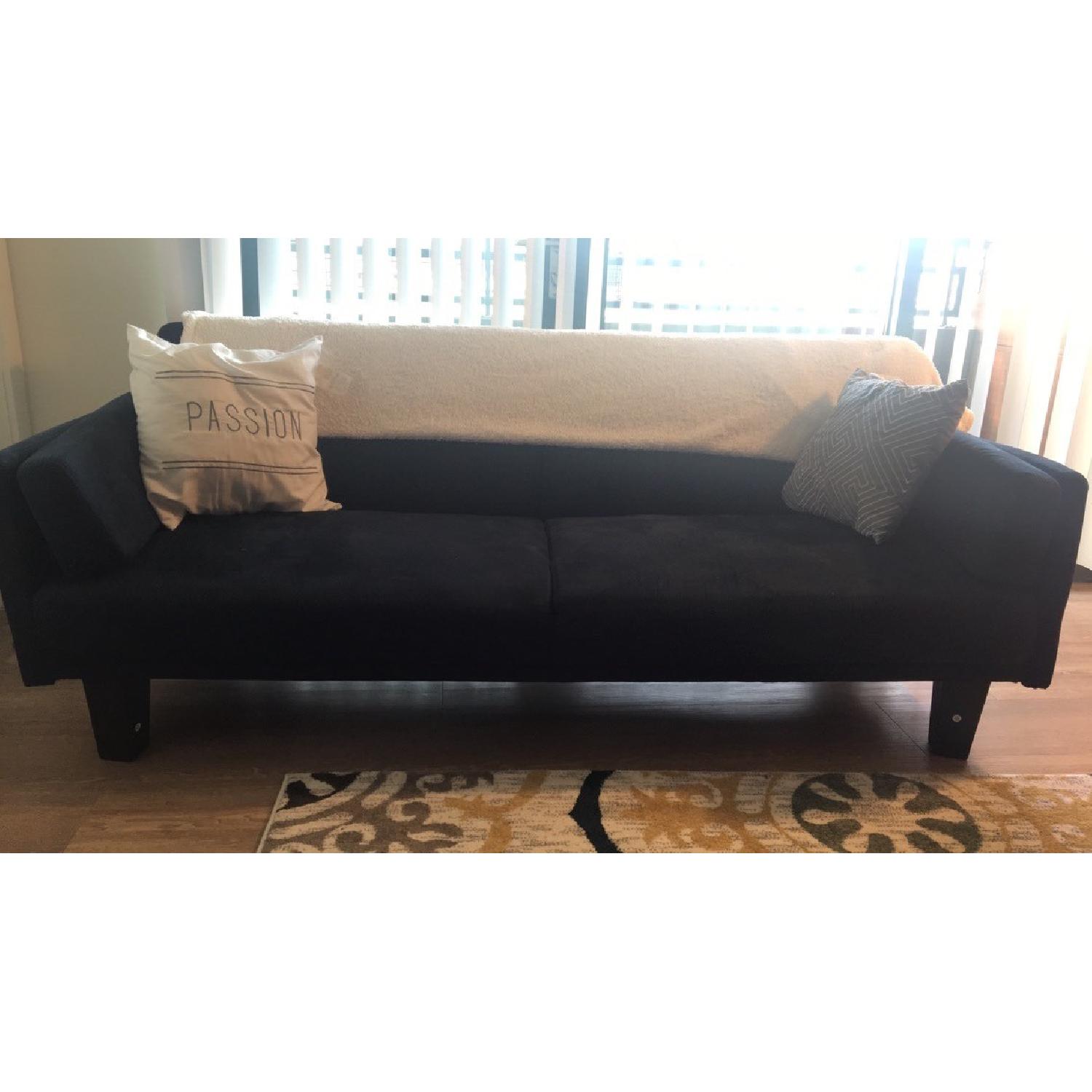 DHP Futon Micosuede Futon - image-3