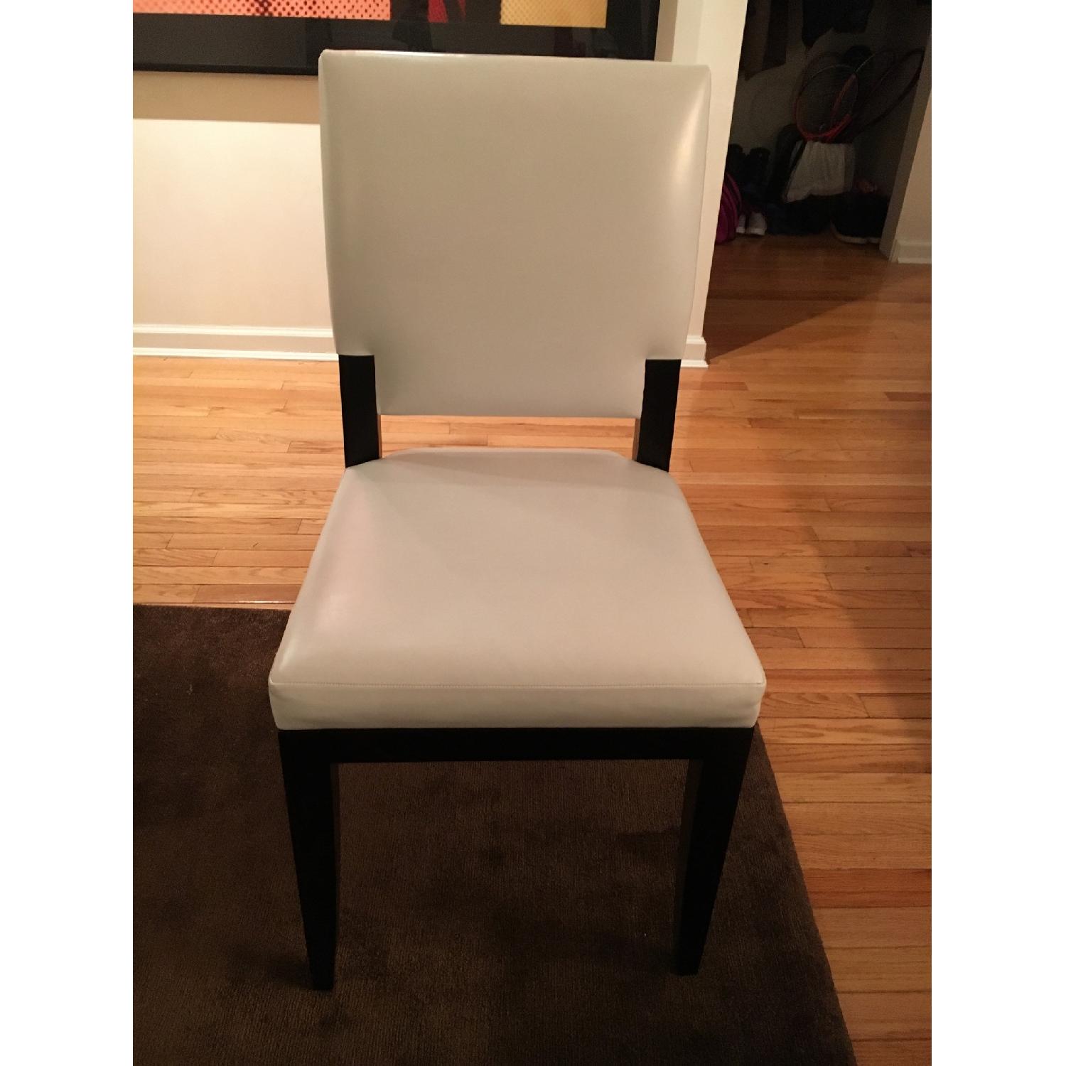 White Leather Dining Chair - image-3