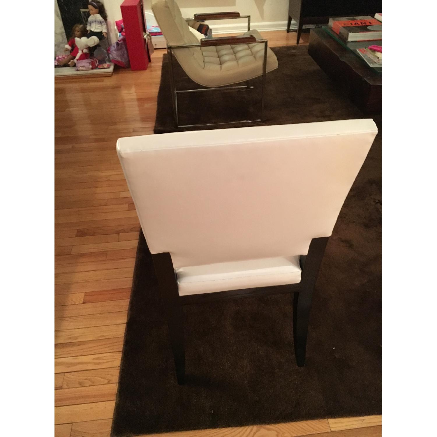 White Leather Dining Chair - image-4