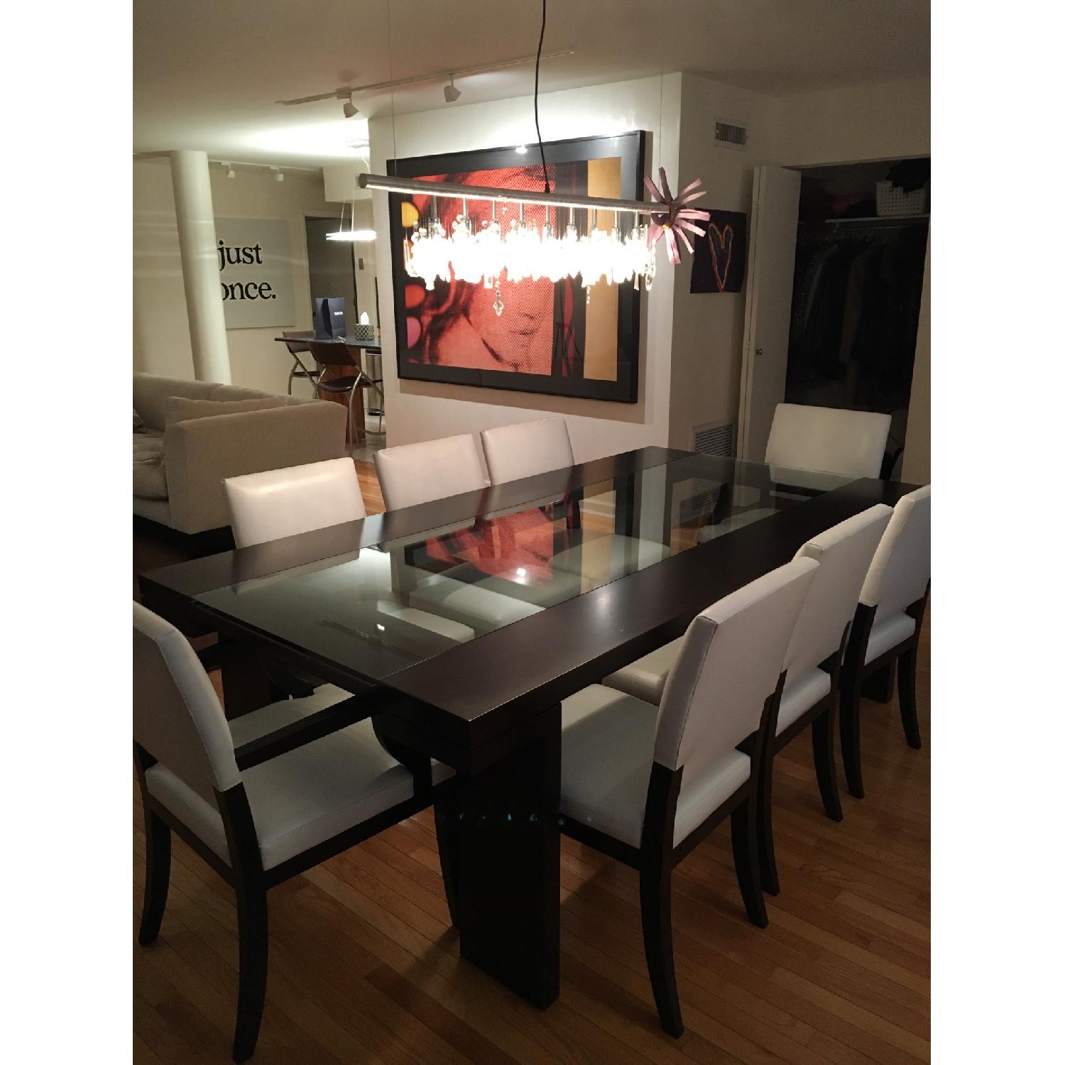 White Leather Dining Chair - image-6