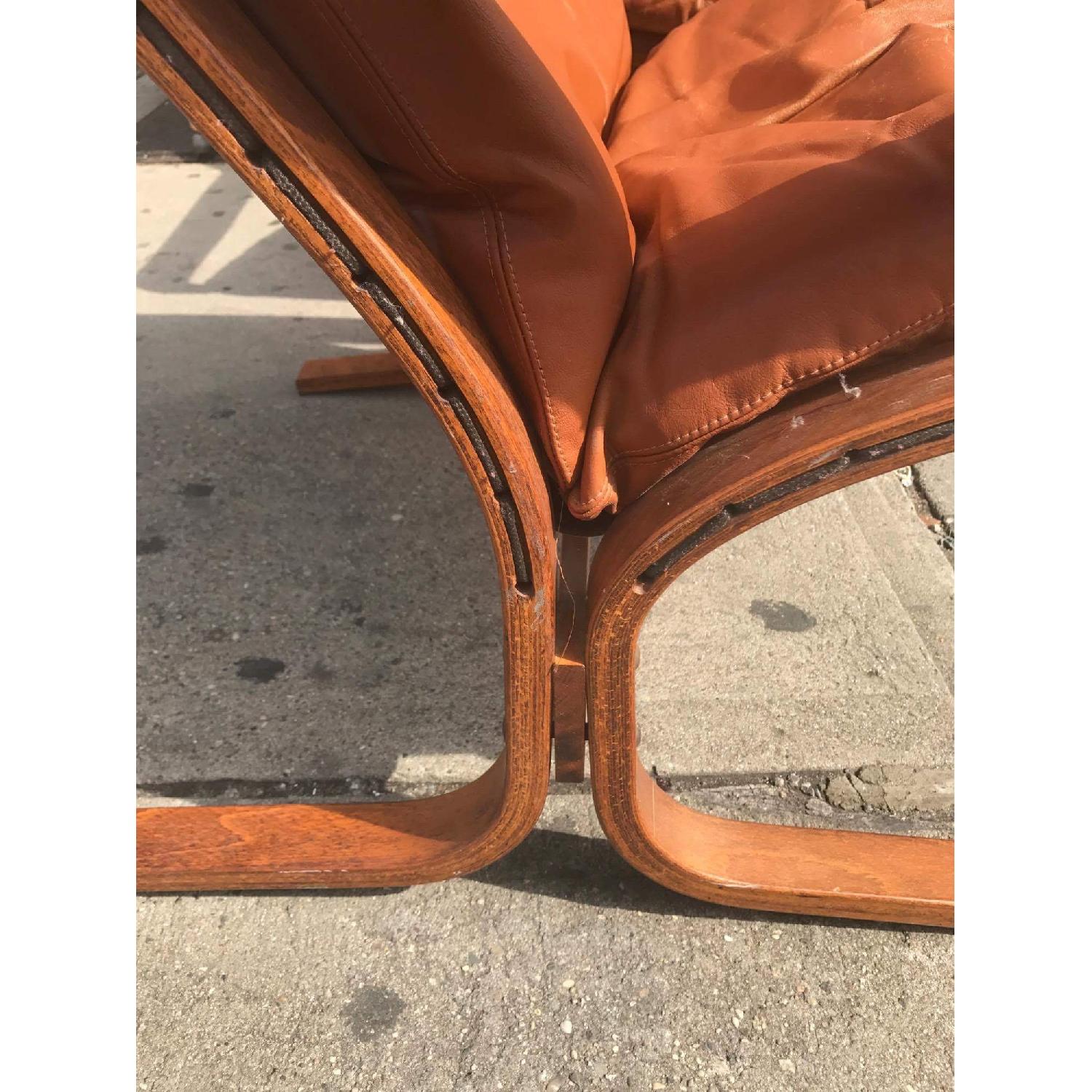 Westnofa Vintage Mid Century Leather Lounge Chairs - image-10